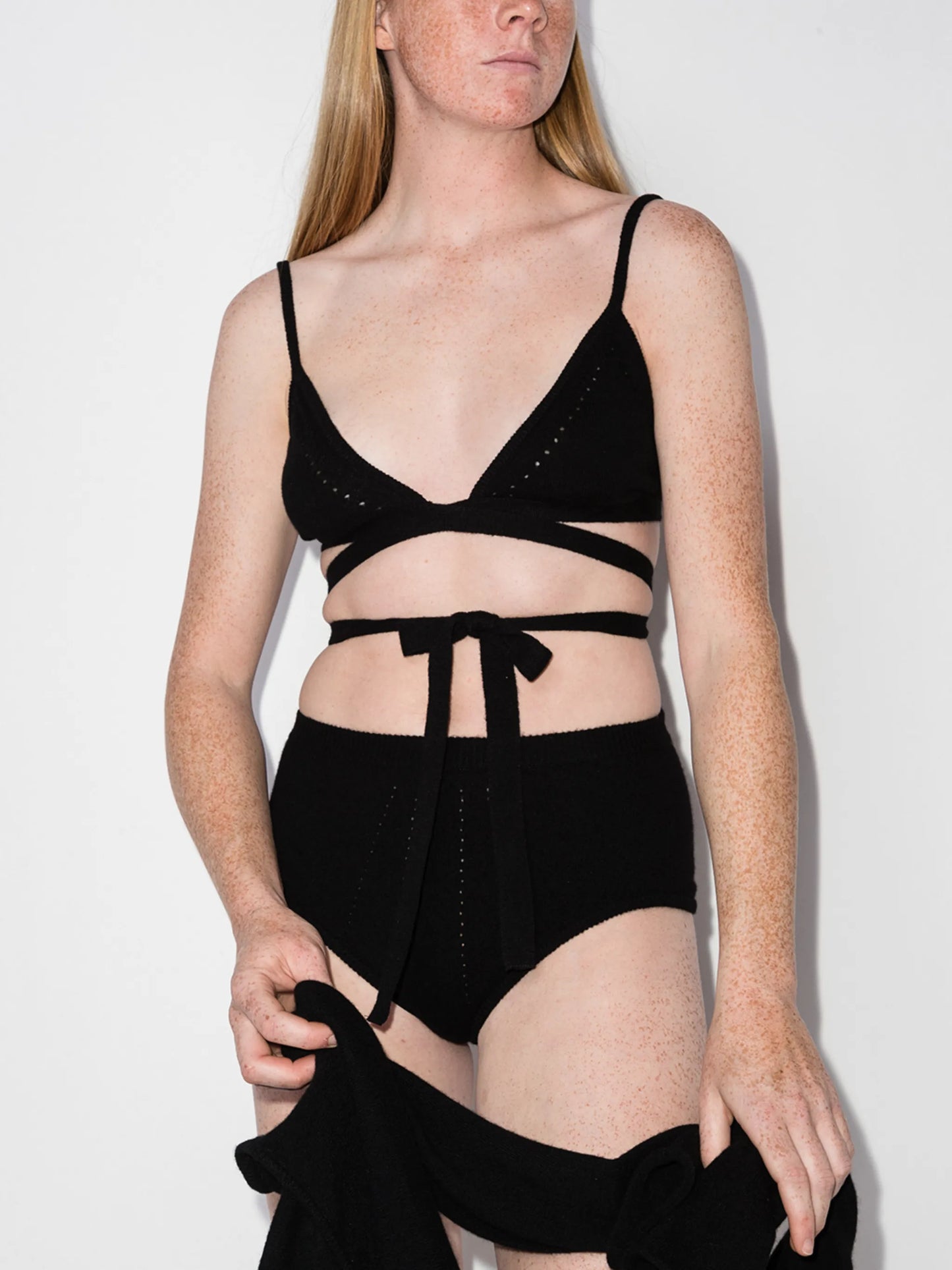 cashmere wrap bra