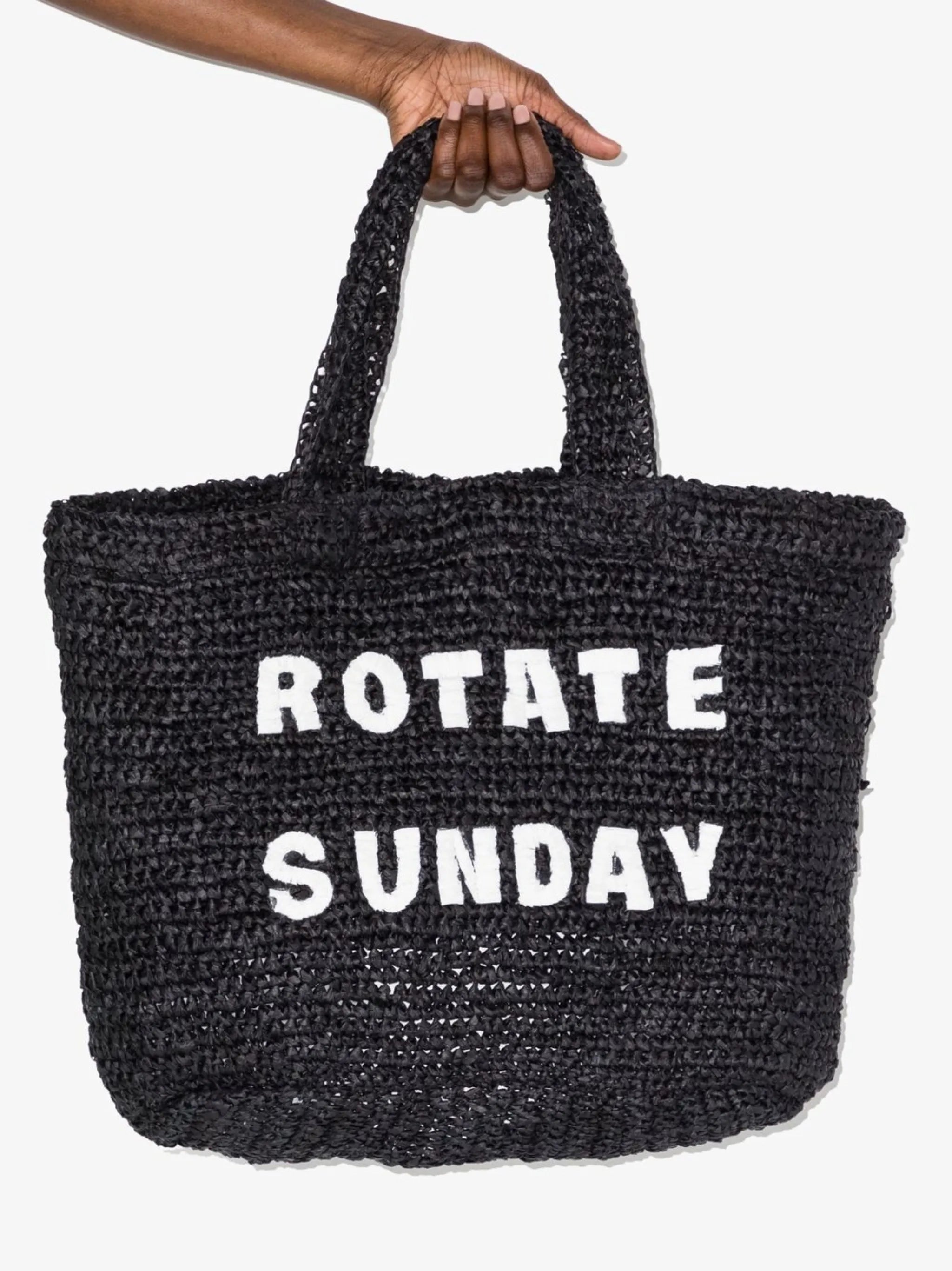 Neeti raffia tote bag