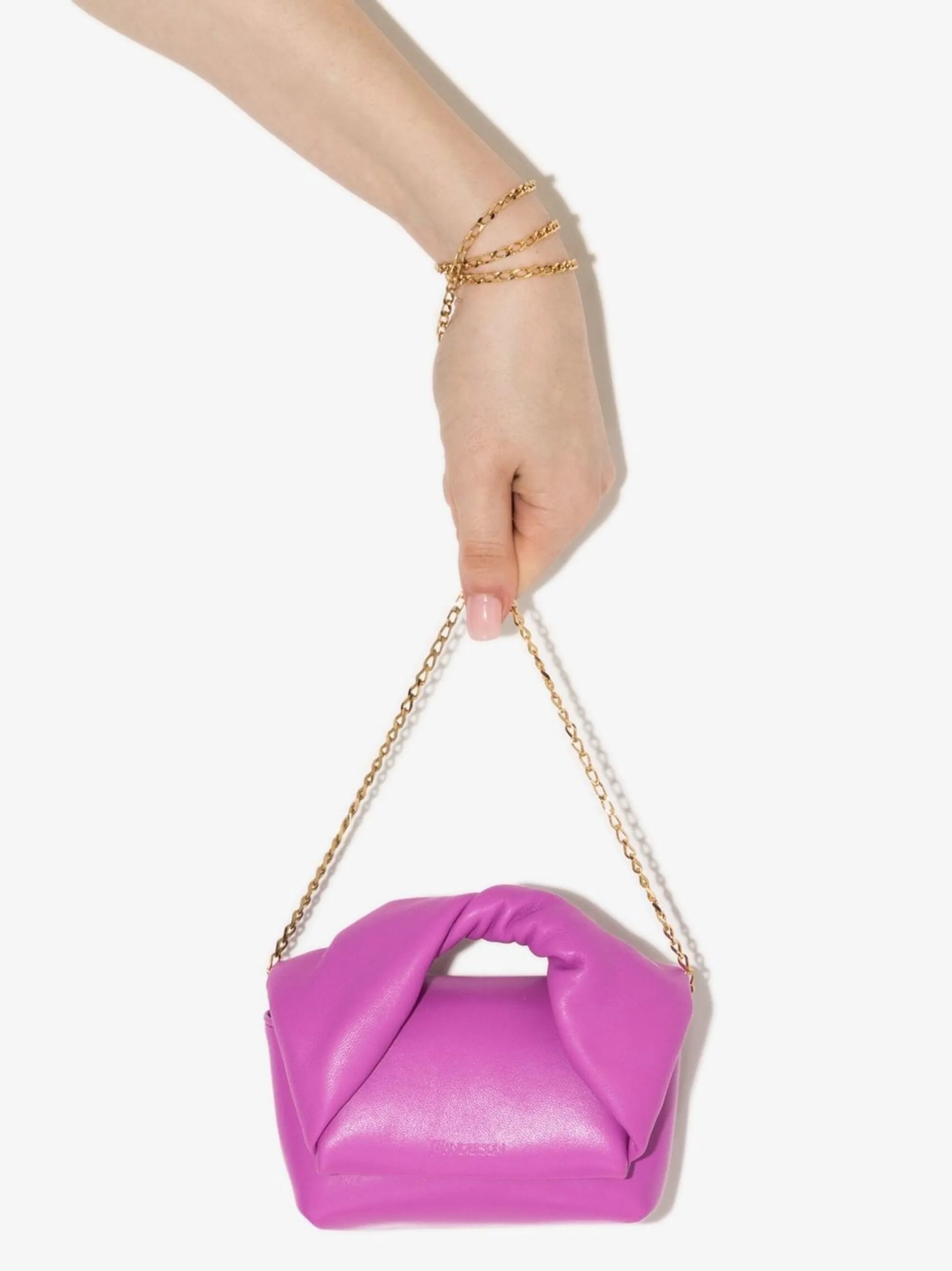 mini Twister leather bag