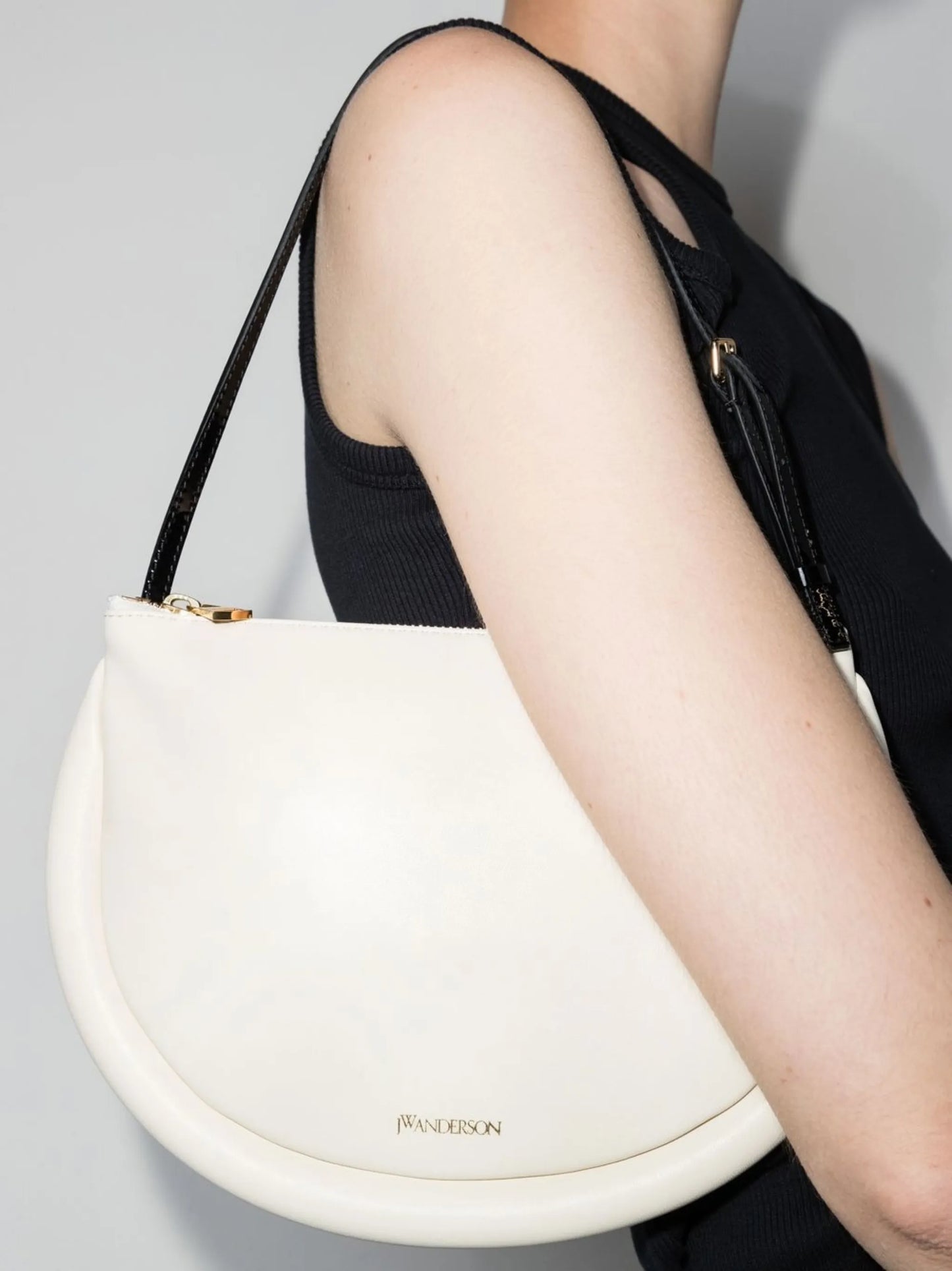 Bumper-Moon leather shoulder bag