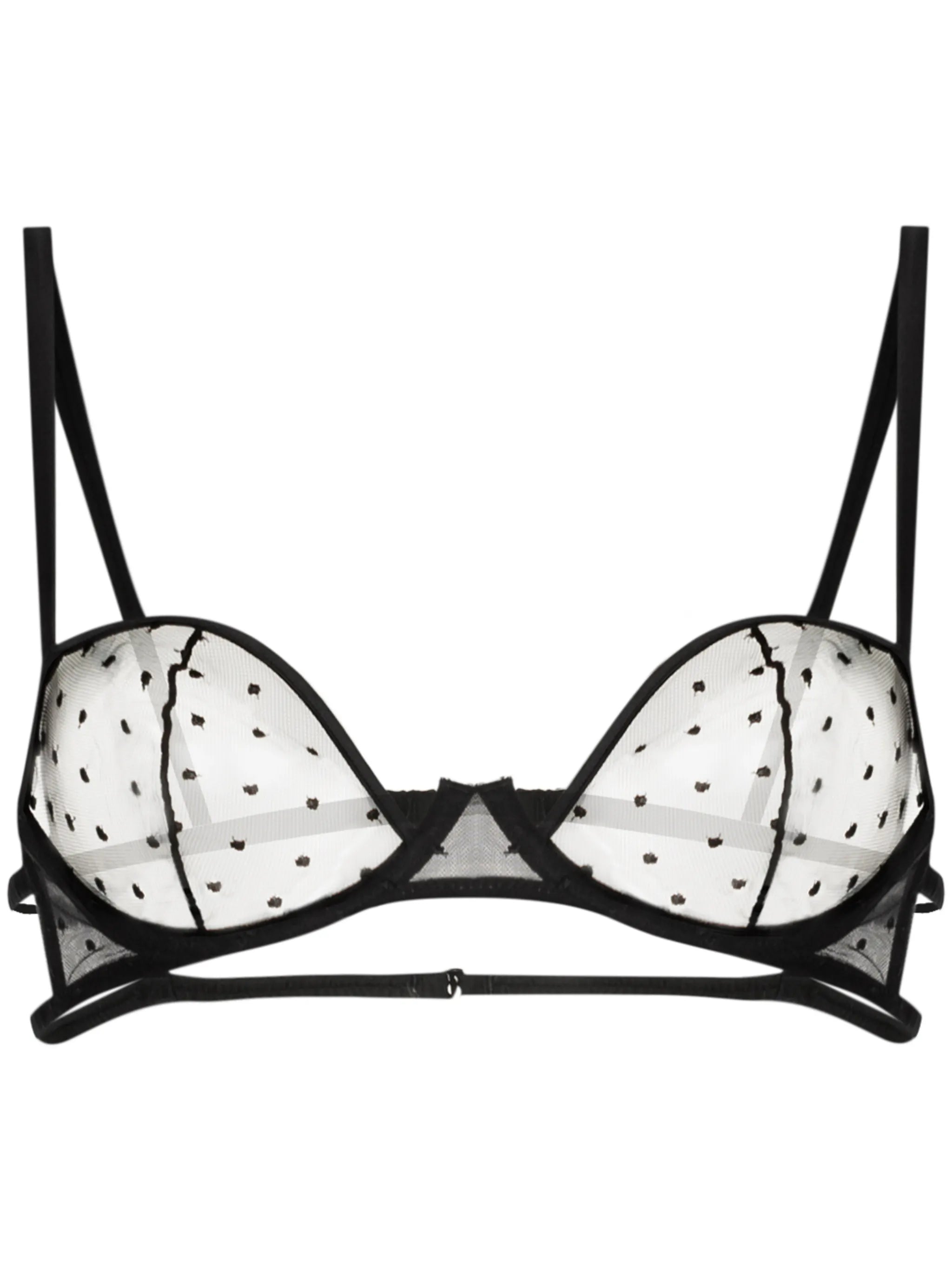 Merci embroidered balconette bra
