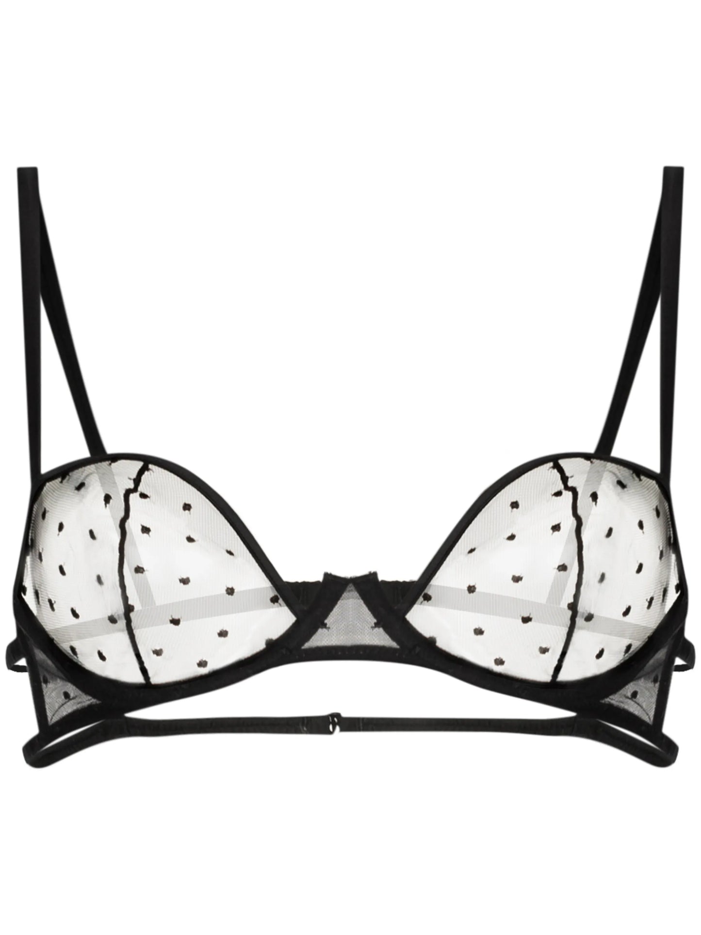 Merci embroidered balconette bra