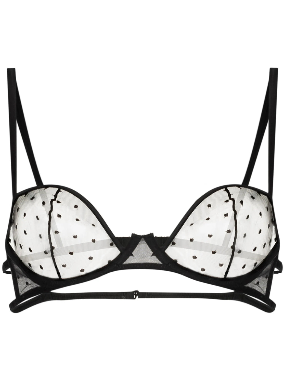 Merci embroidered balconette bra