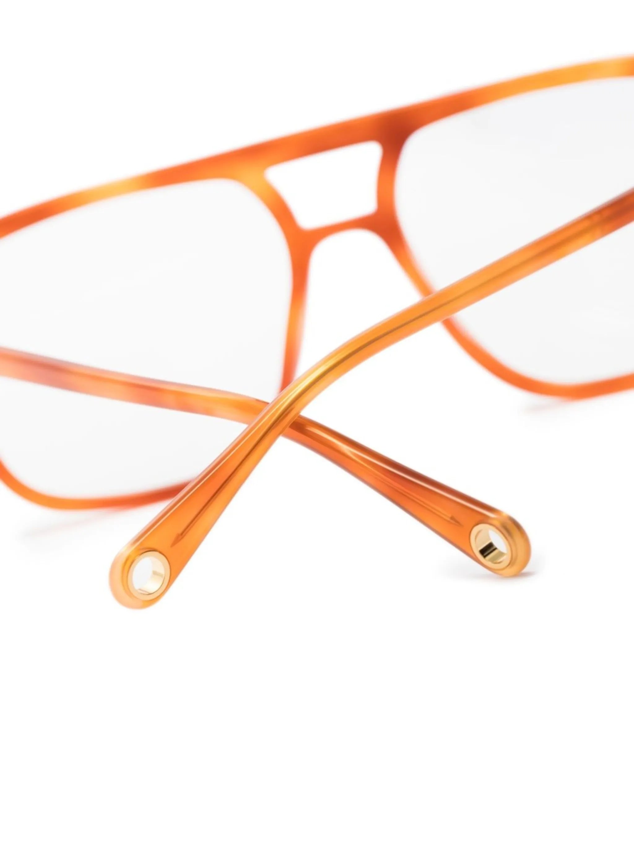pilot-frame glasses