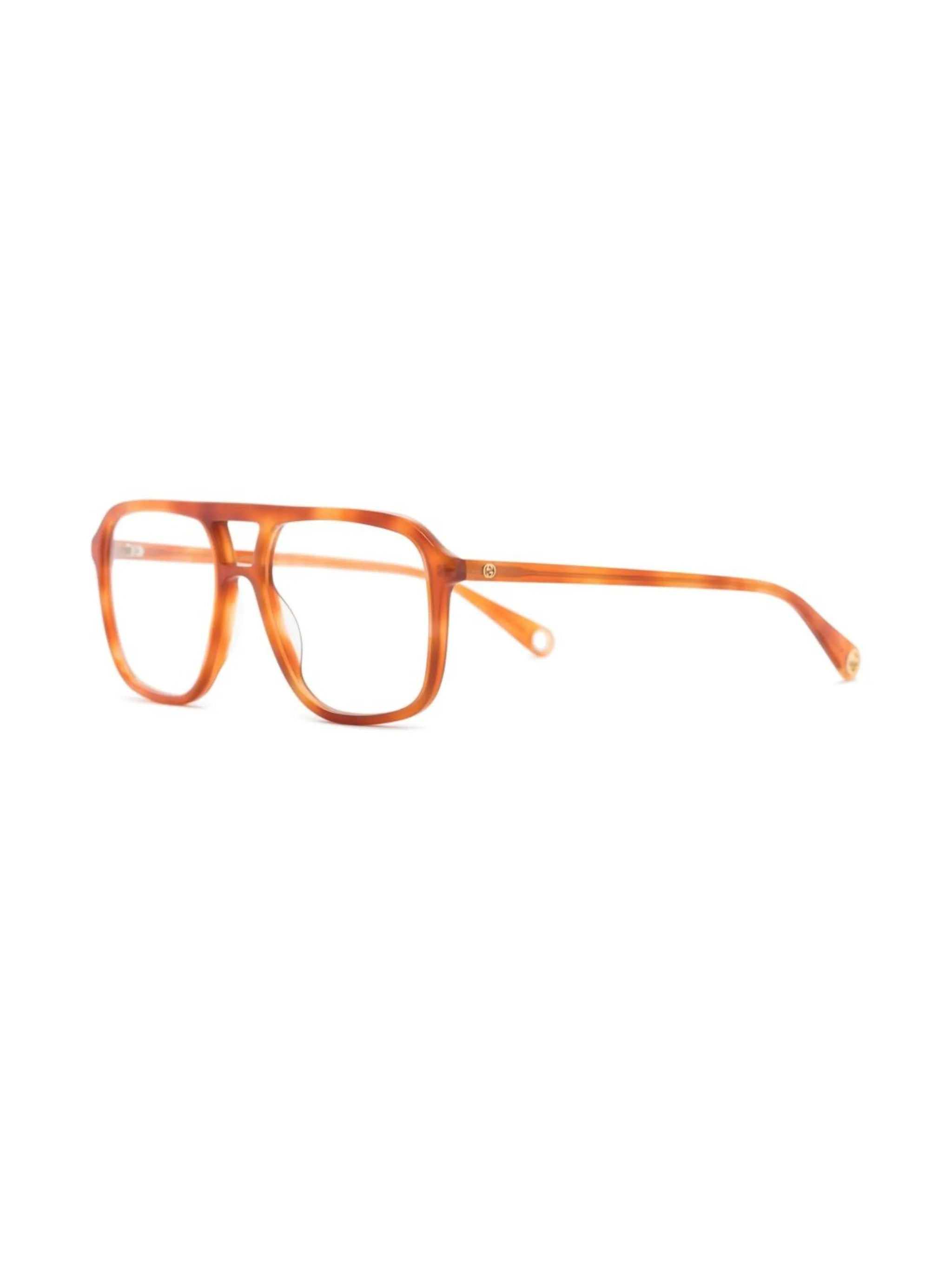 pilot-frame glasses