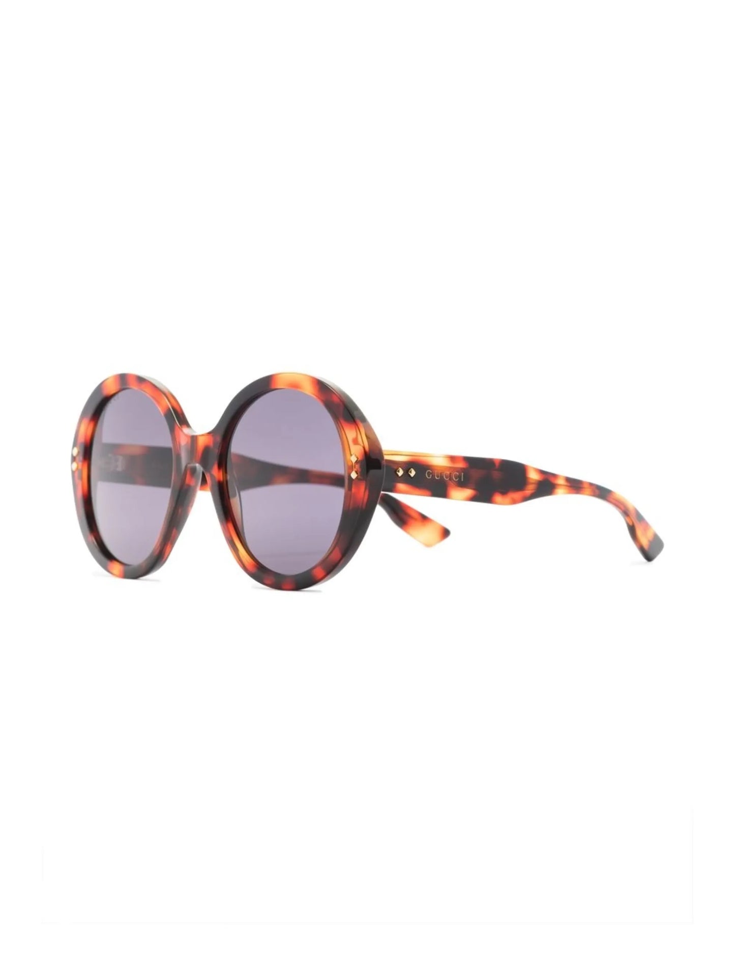 oversized-frame tortoiseshell sunglasses