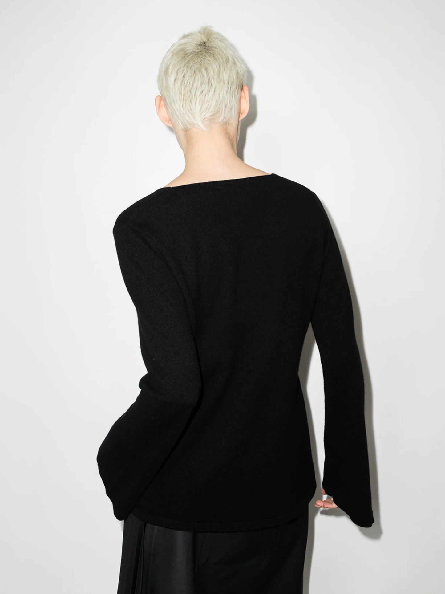 A-shape cashmere top