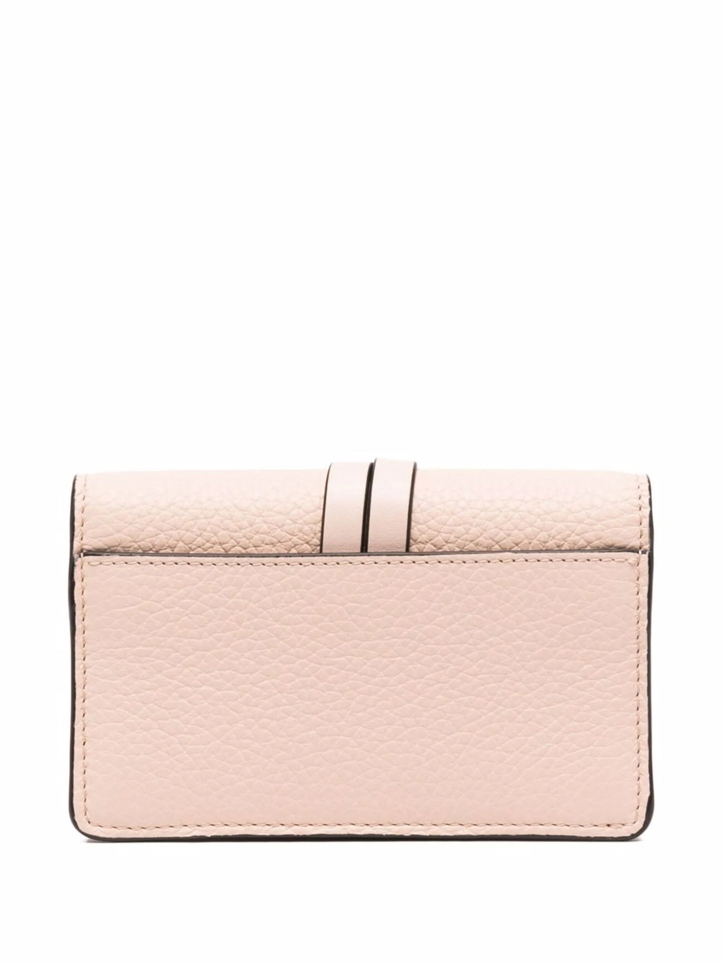 logo-charm leather wallet