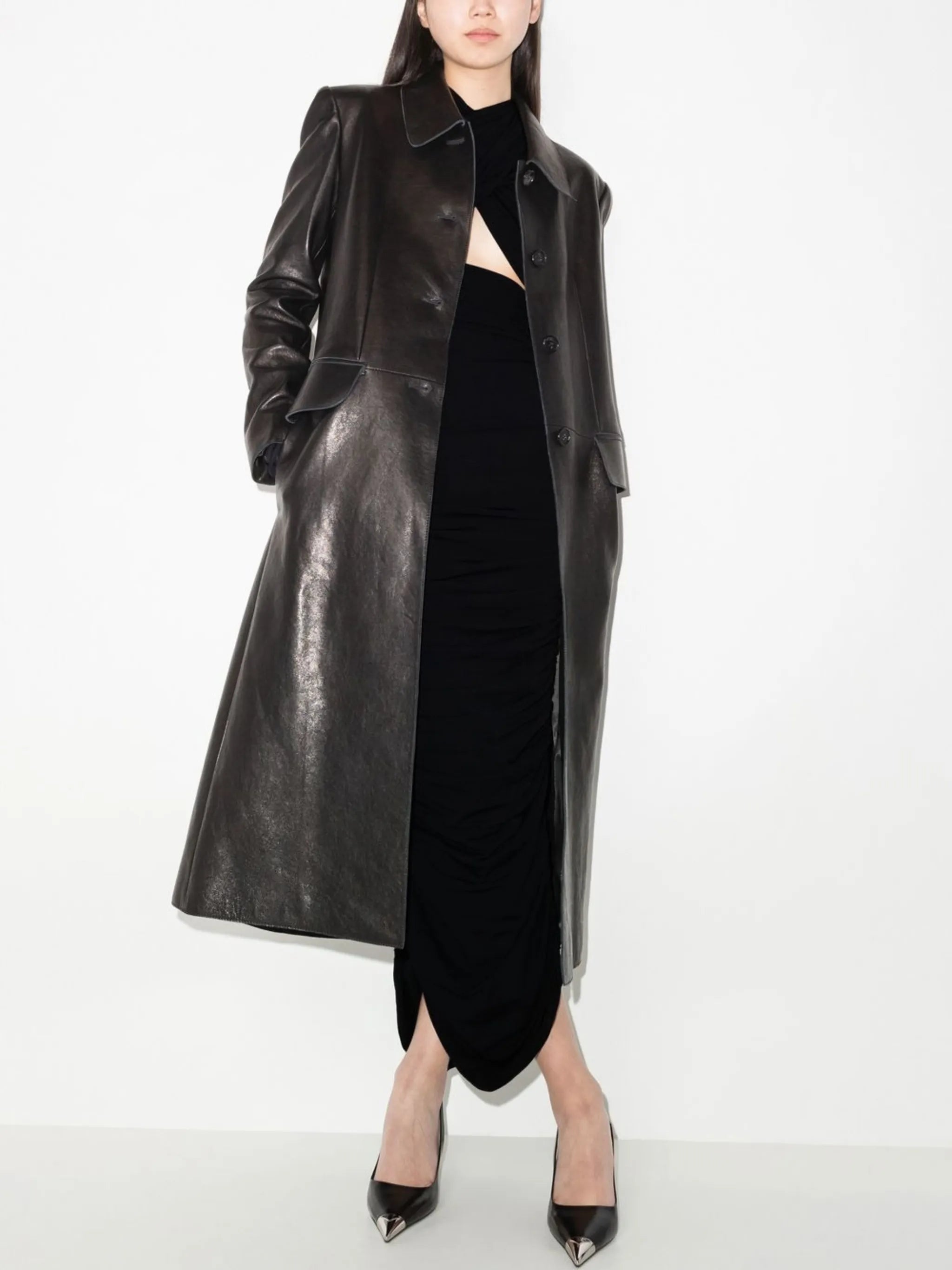 cut out-detail midi dress