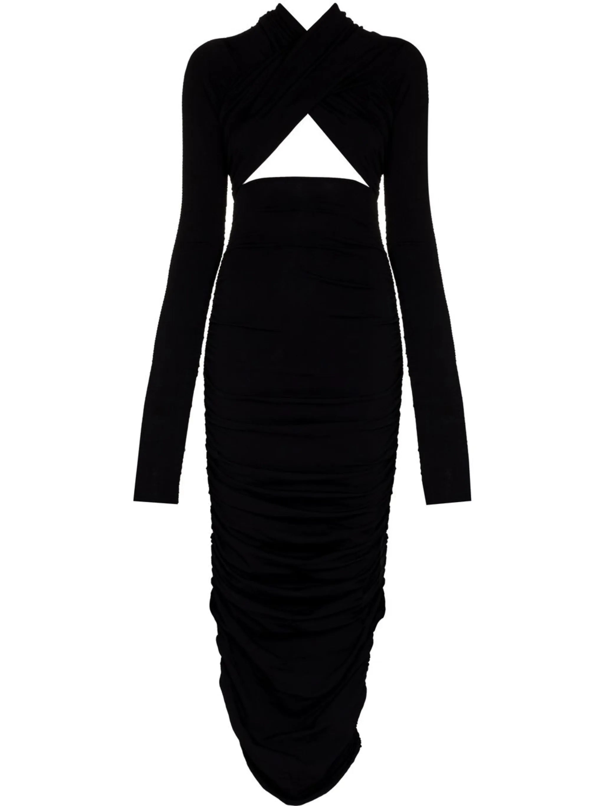 cut out-detail midi dress