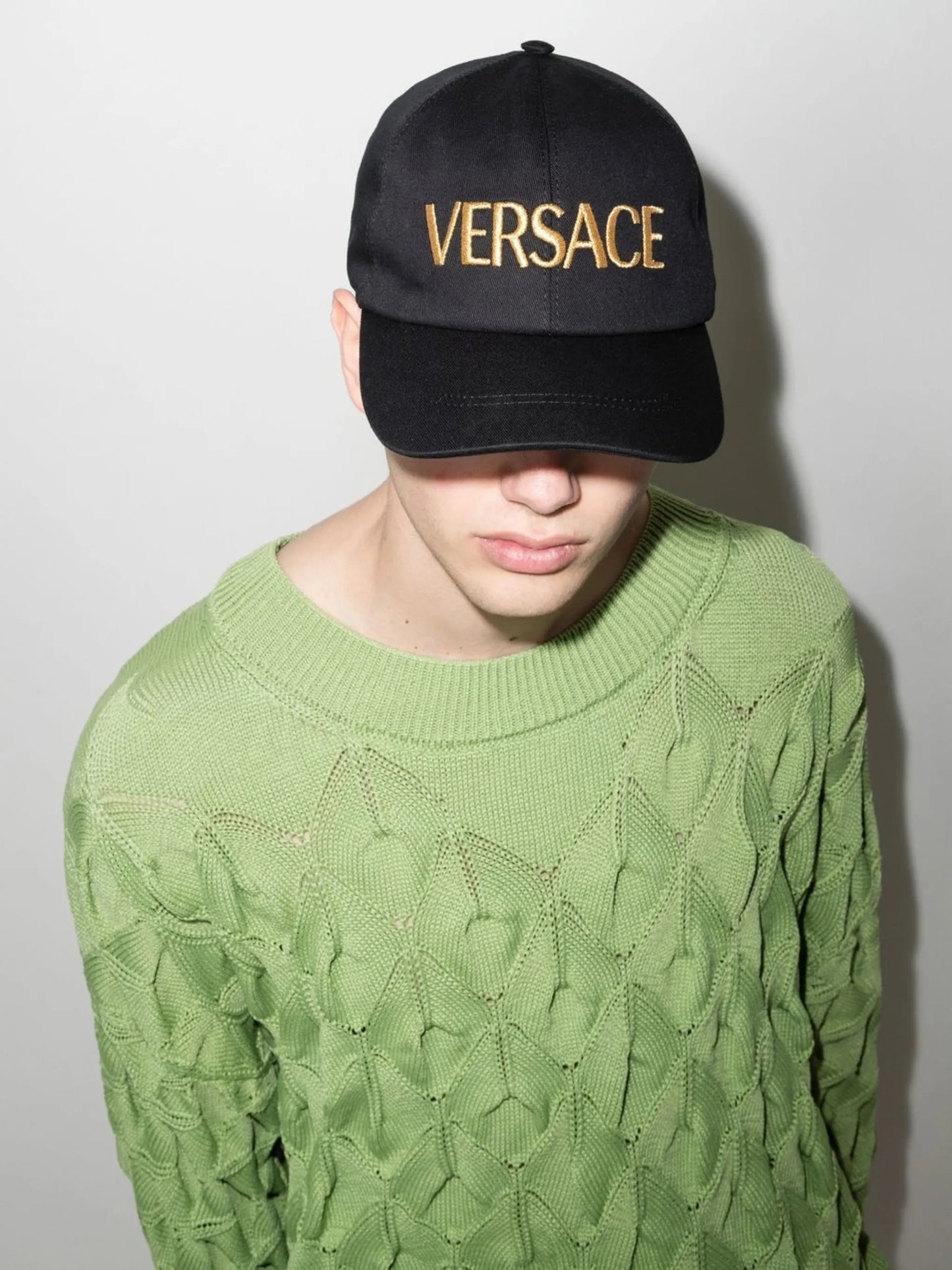 embroidered-logo cotton cap