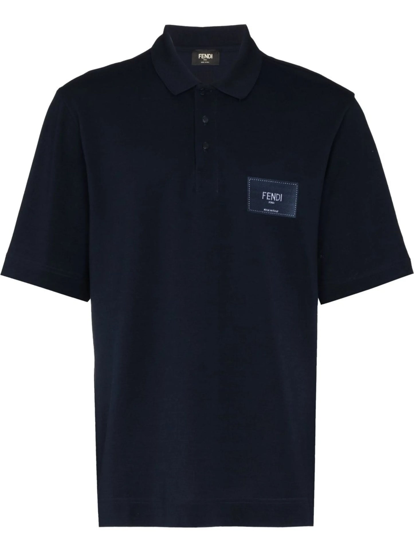embroidered-logo polo shirt