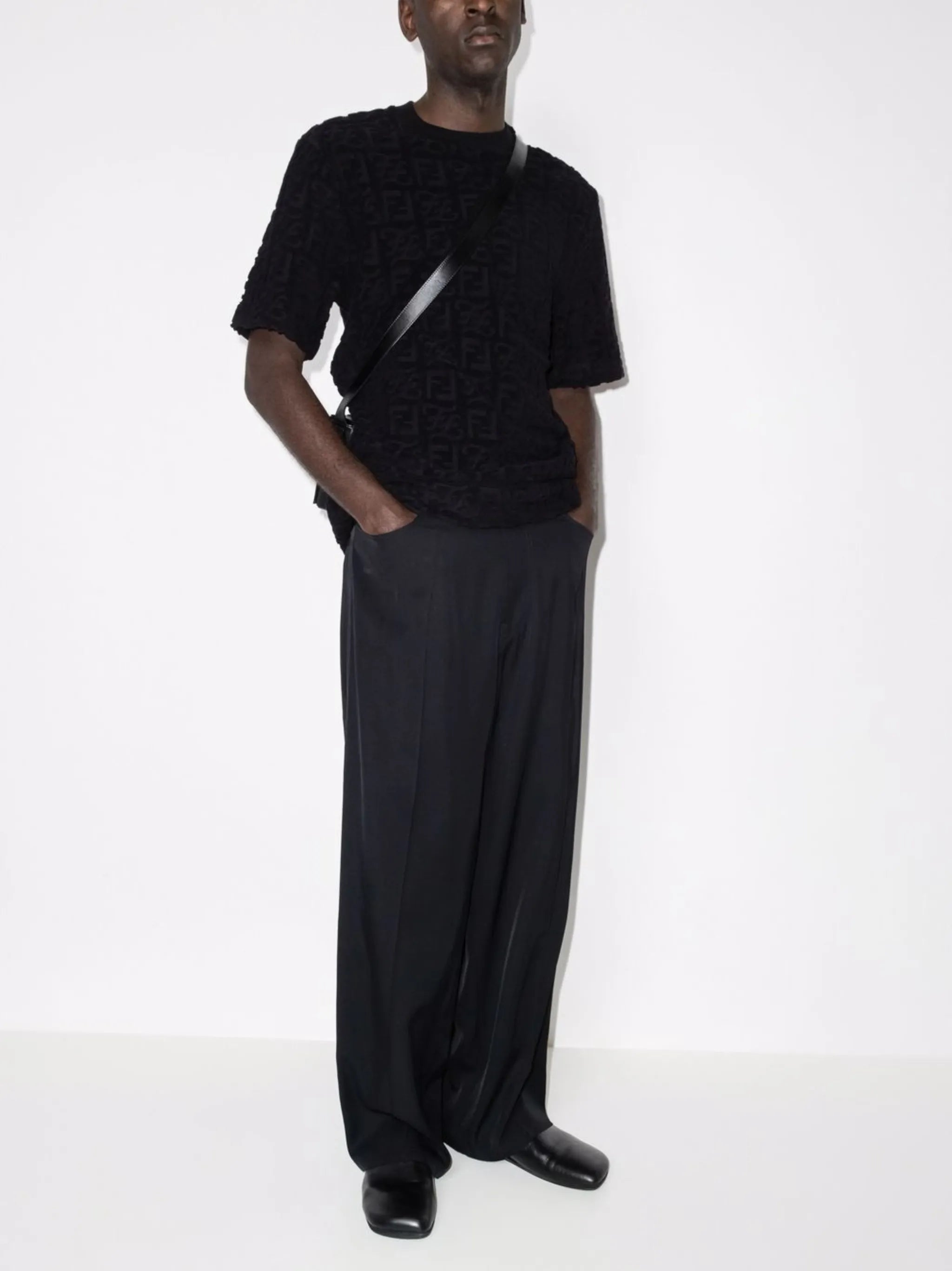 FF Karligraphy jacquard T-shirt