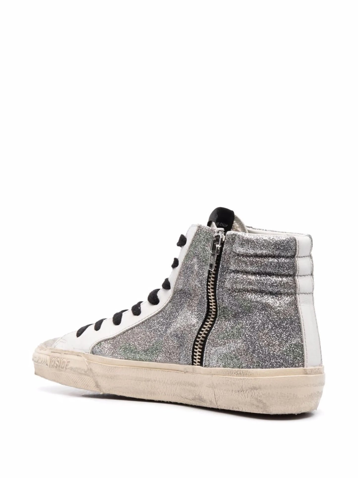 star-patch lace-up sneakers
