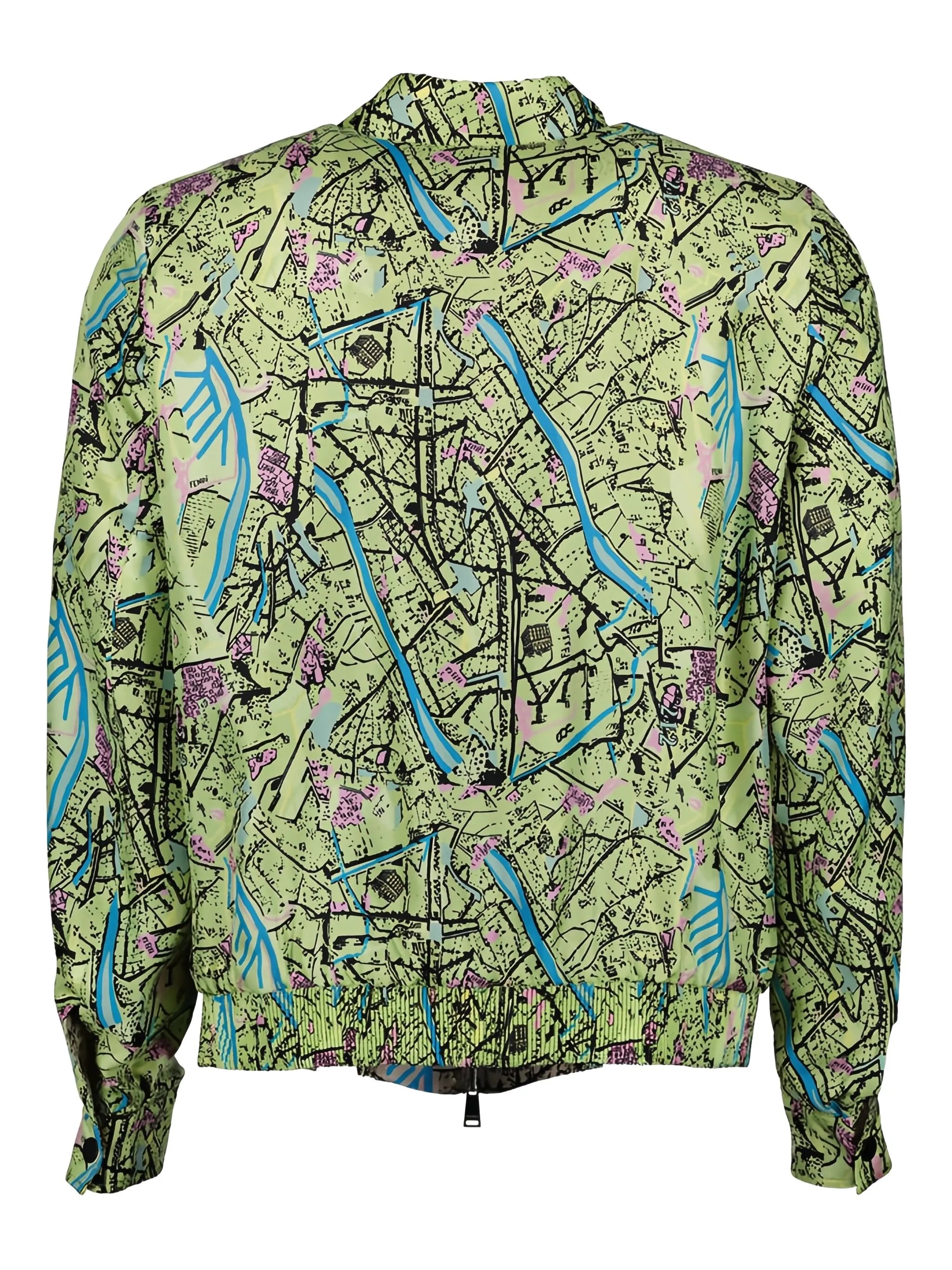Fendi Map reversible shirt jacket