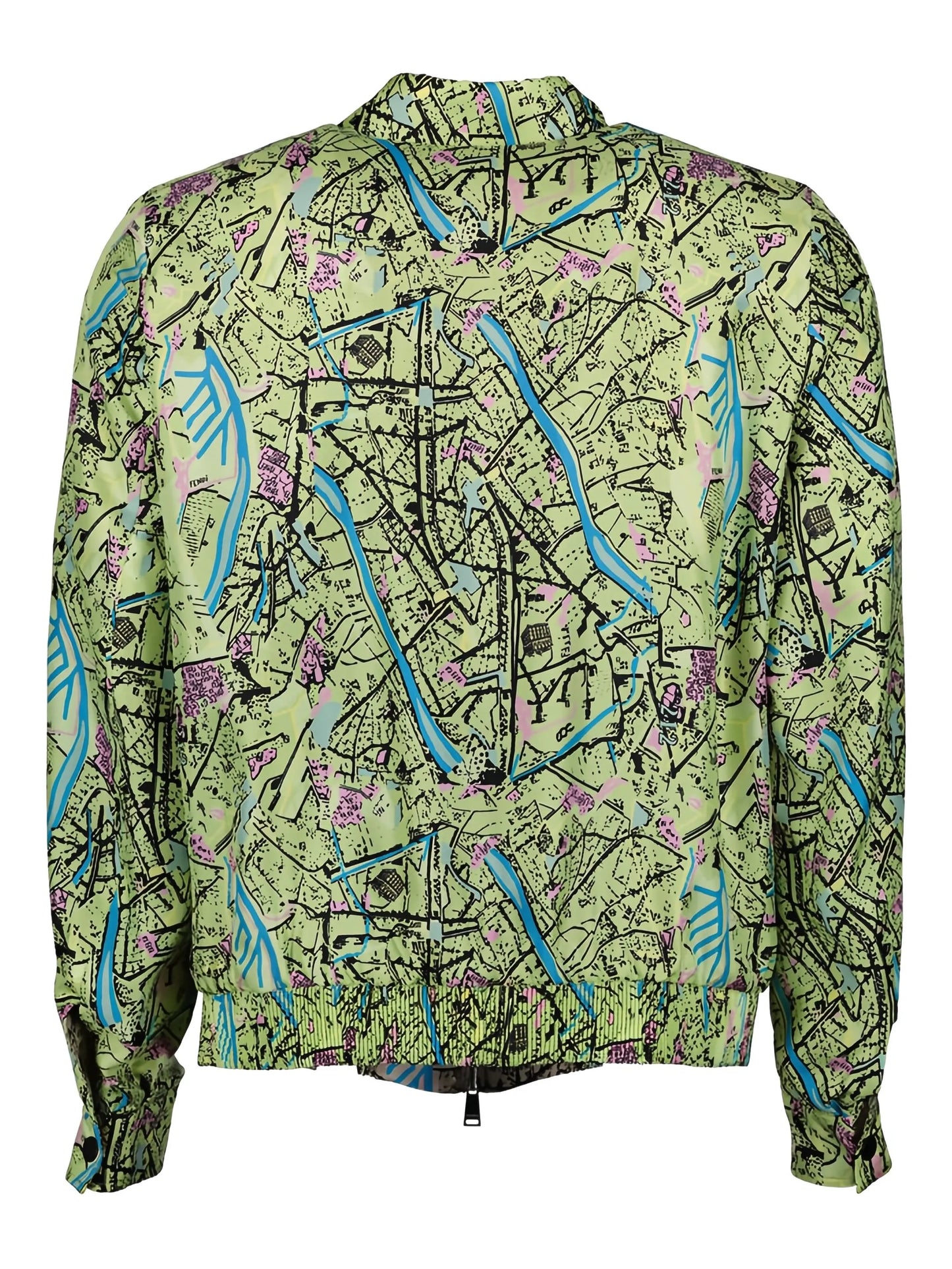 Fendi Map reversible shirt jacket