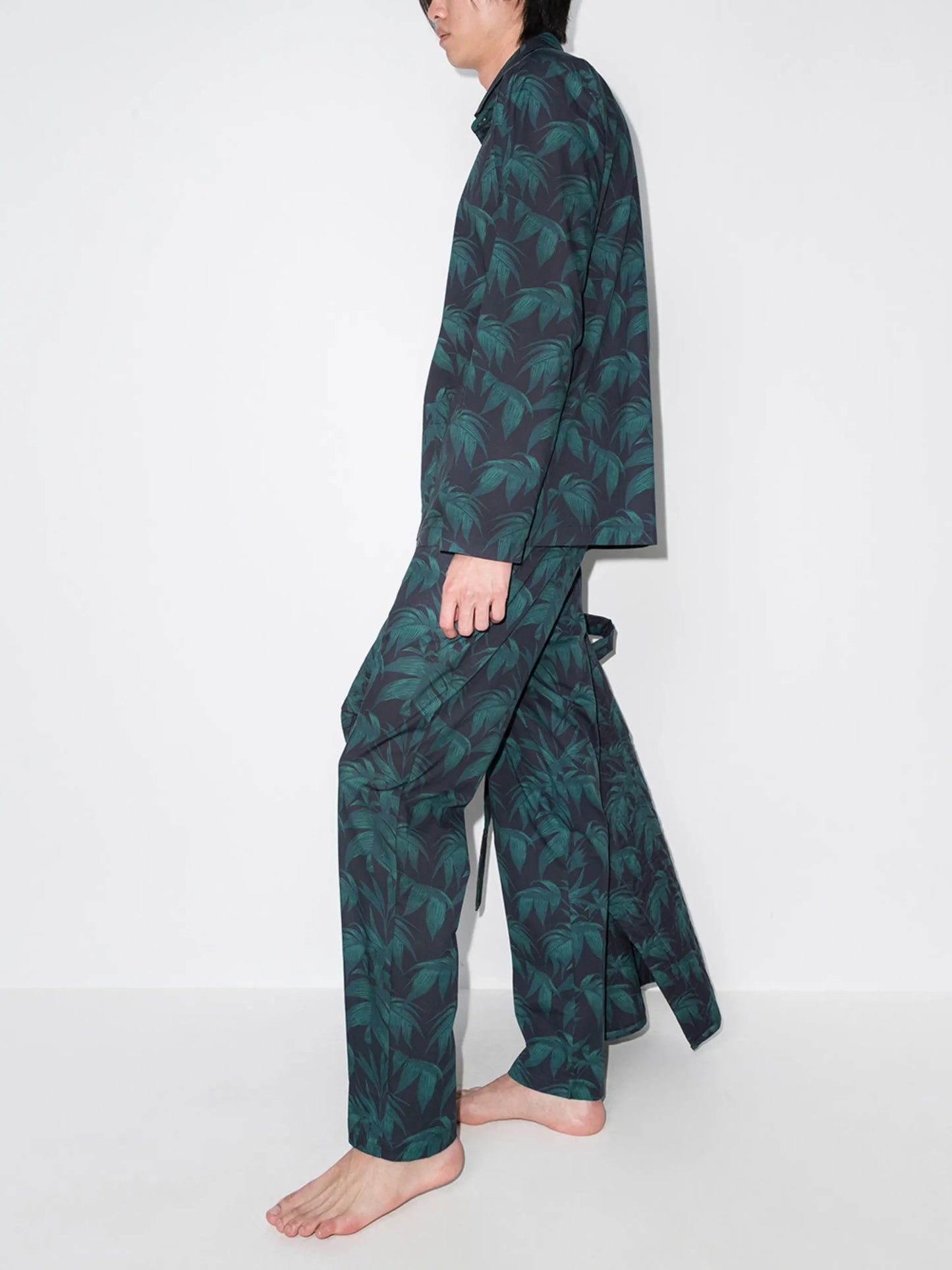 Byron tropical-print pyjama set