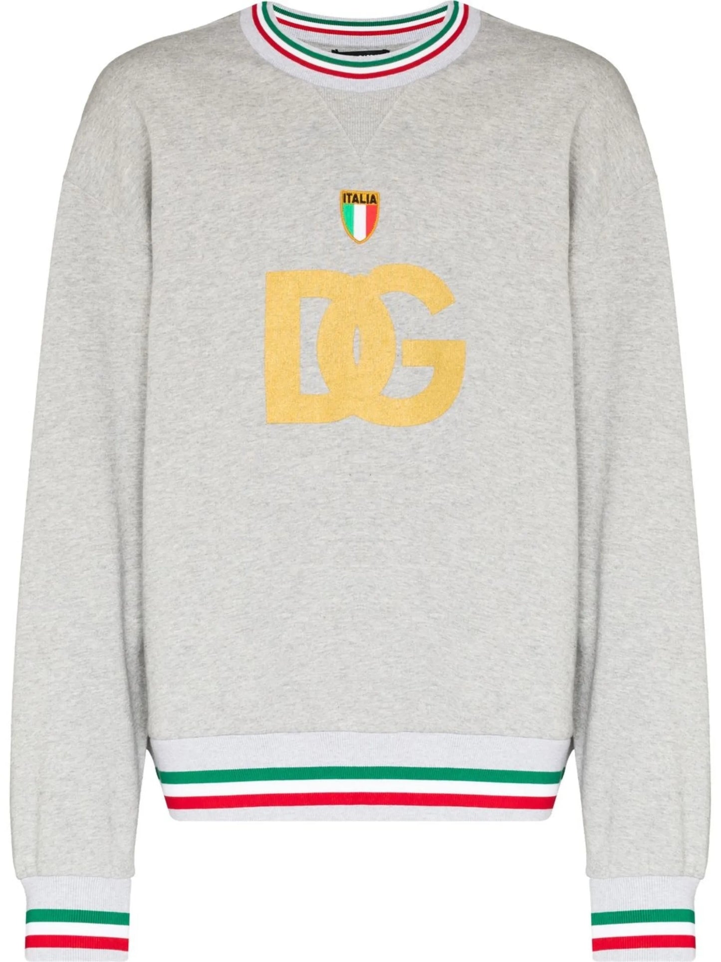 logo-print crew neck sweatshirt
