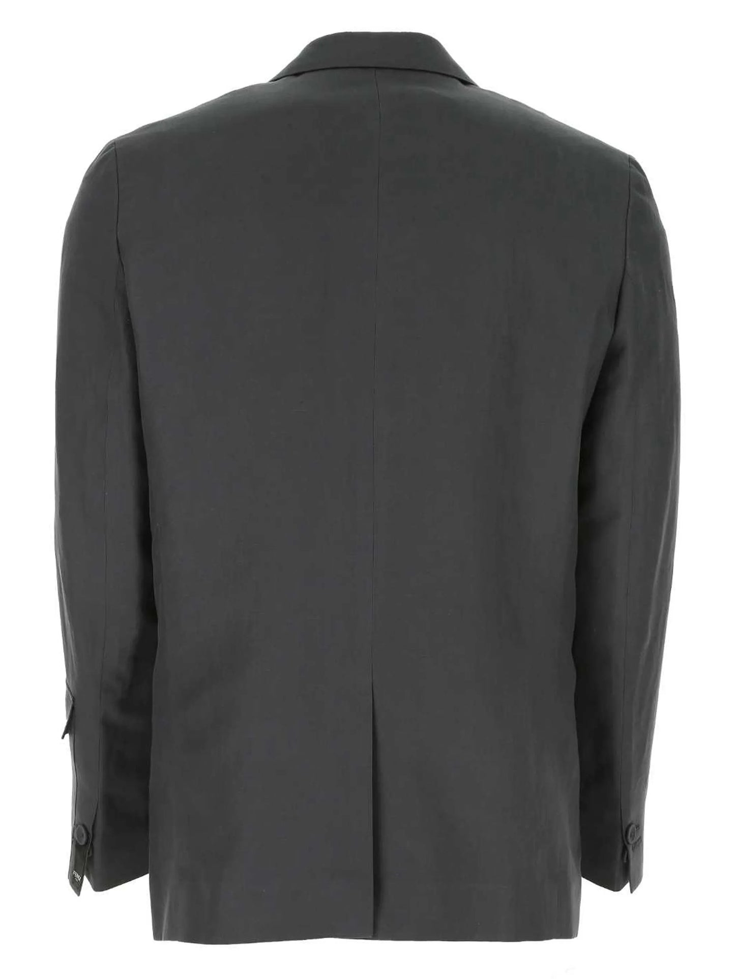 peak-lapel single-breasted blazer
