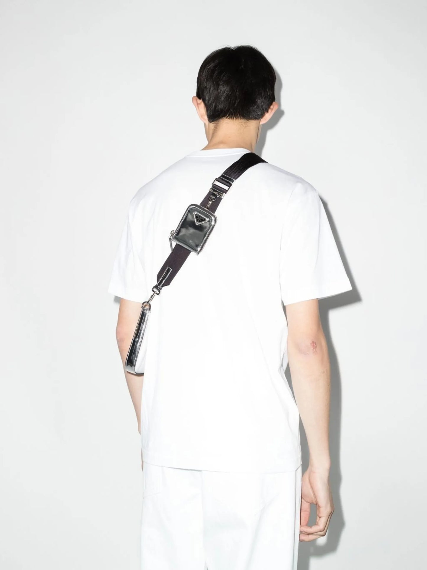 tufted-logo crew-neck T-shirt