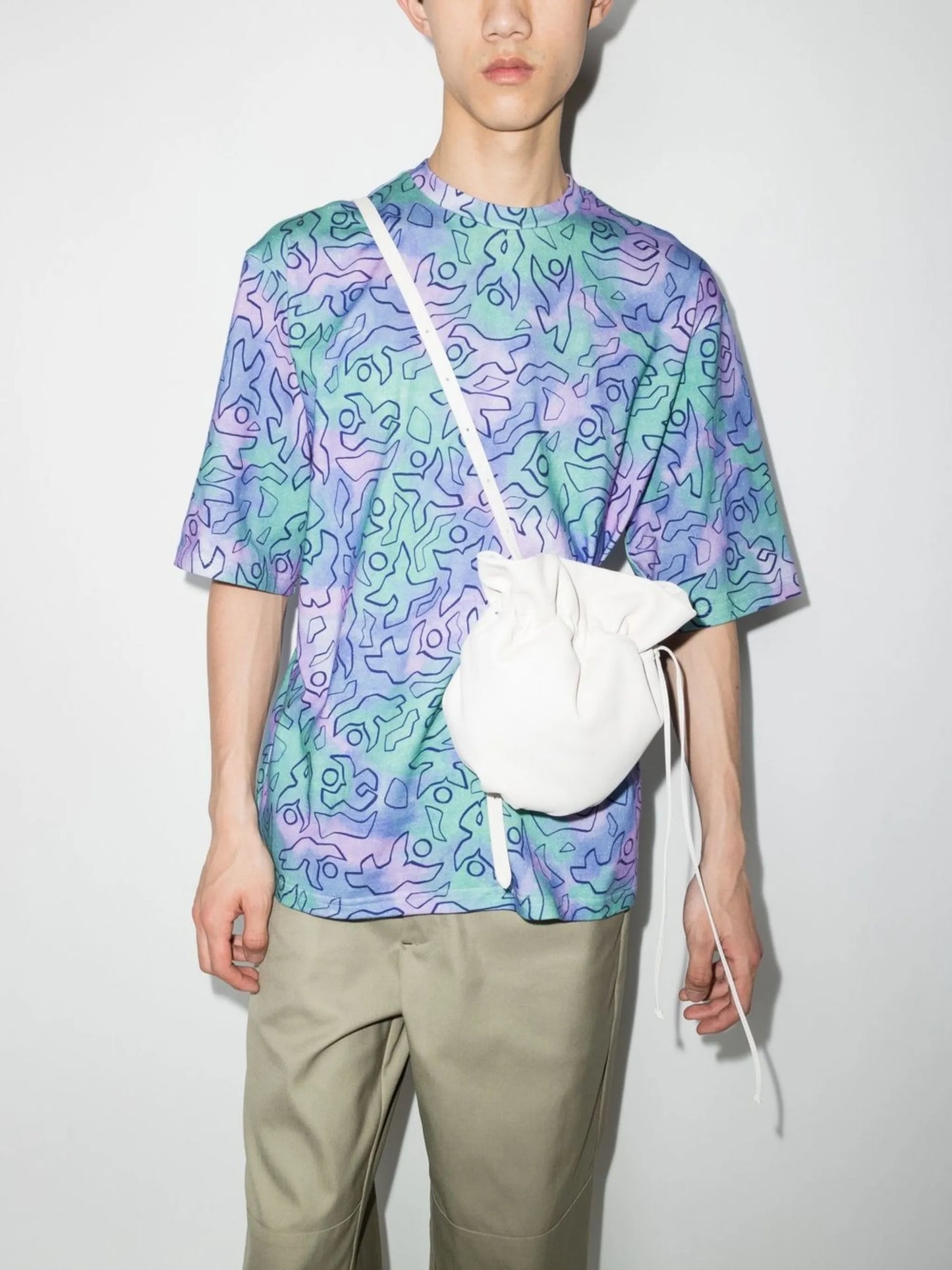 Guizy graphic-print oversized T-shirt