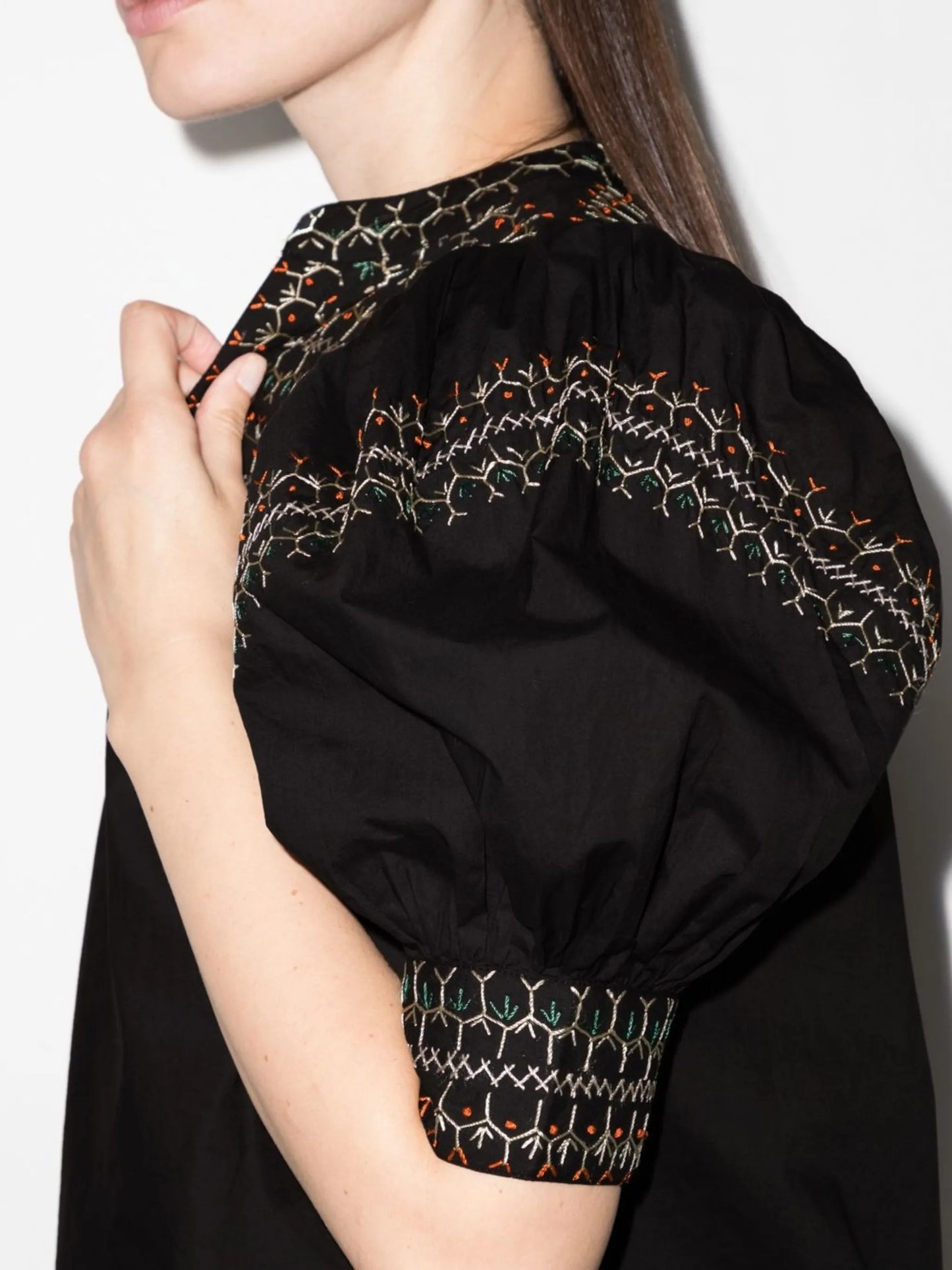 Noam ruffle-sleeve blouse