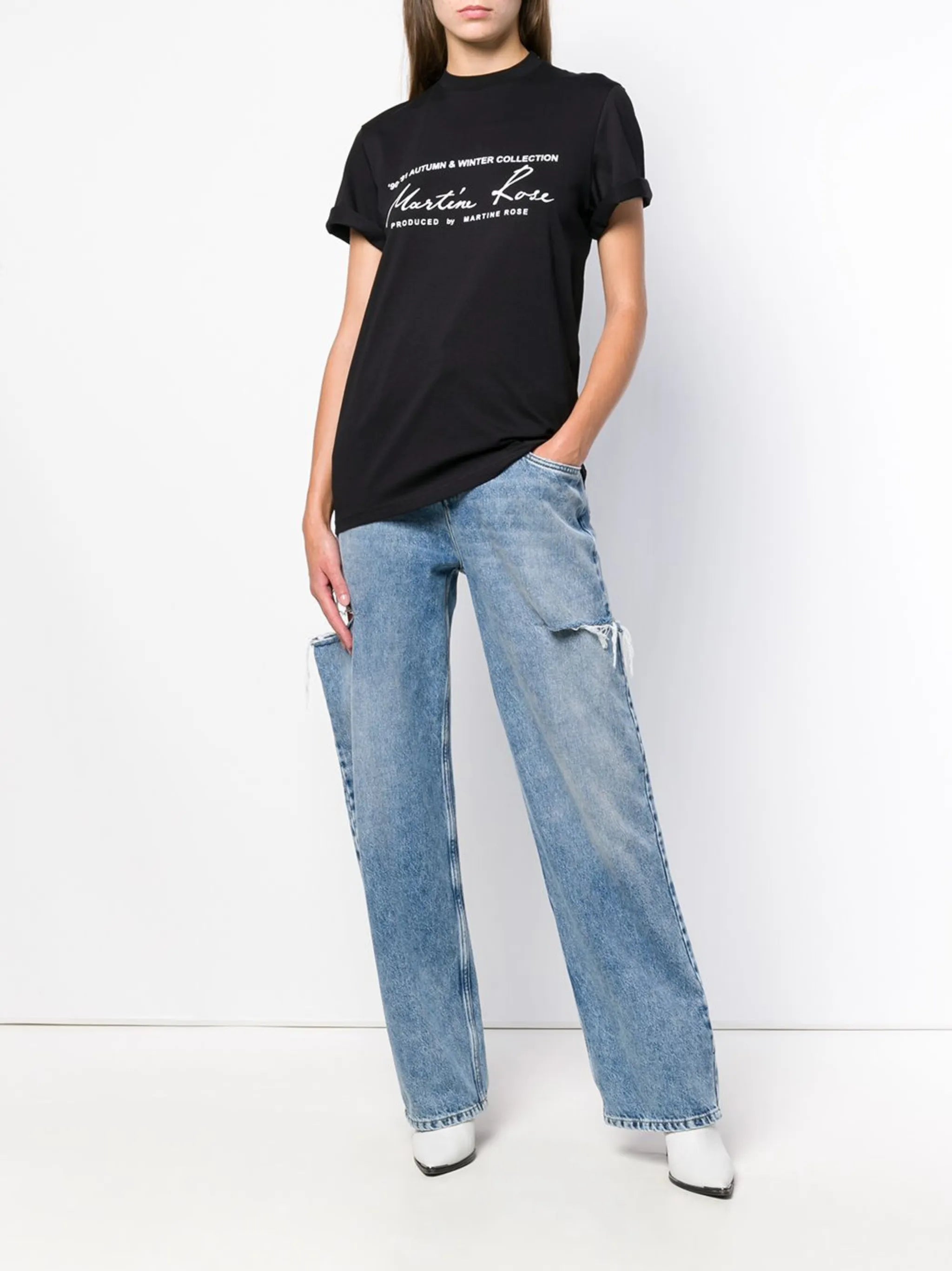 logo print cotton T-shirt