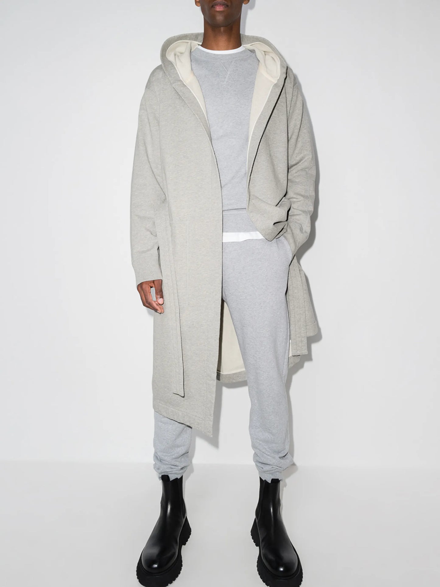 hooded terry-cloth robe