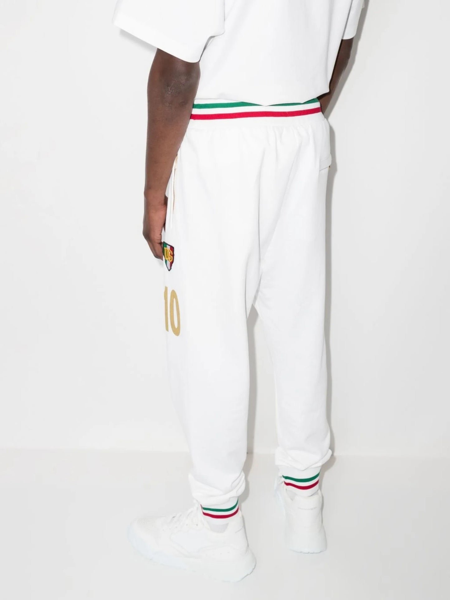 stripe-trim track pants