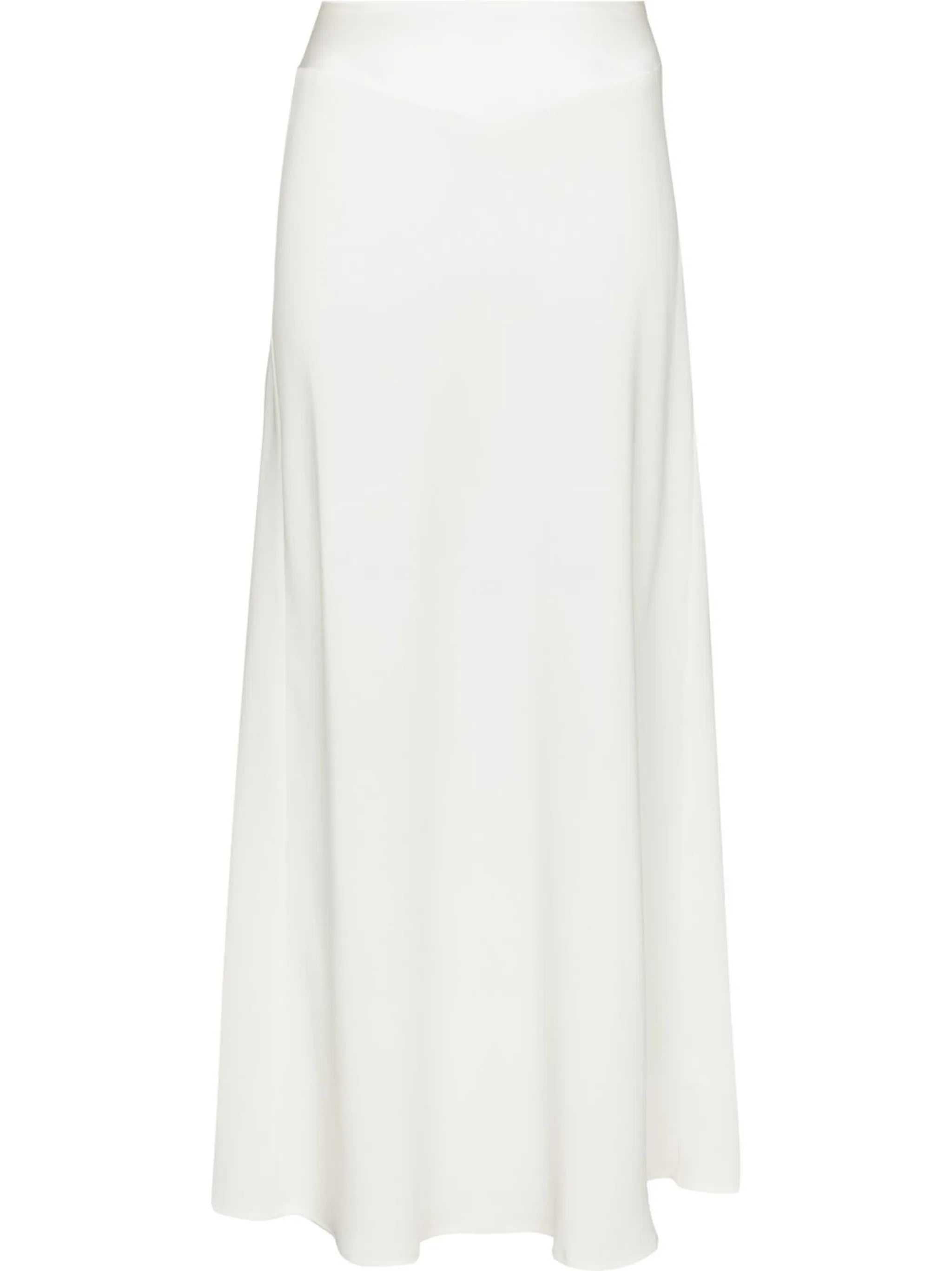 Joan silk-crepe skirt