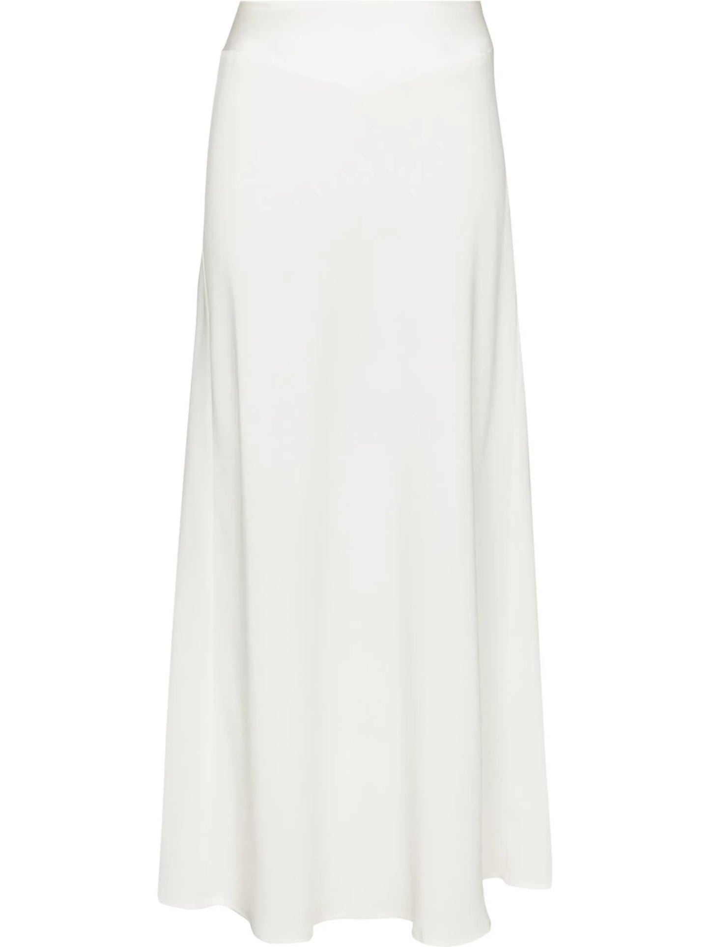 Joan silk-crepe skirt