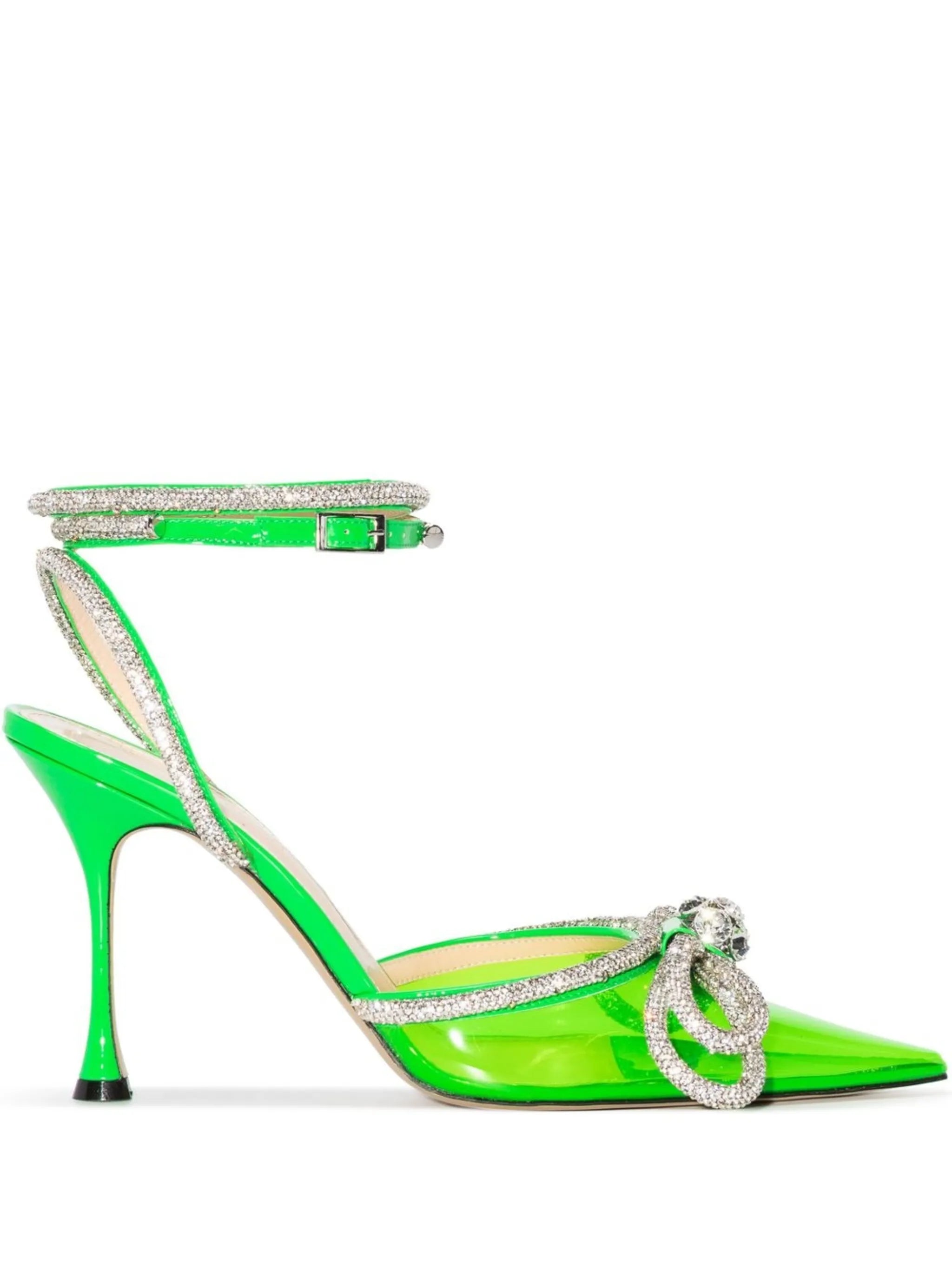 Double Bow pointed pumps