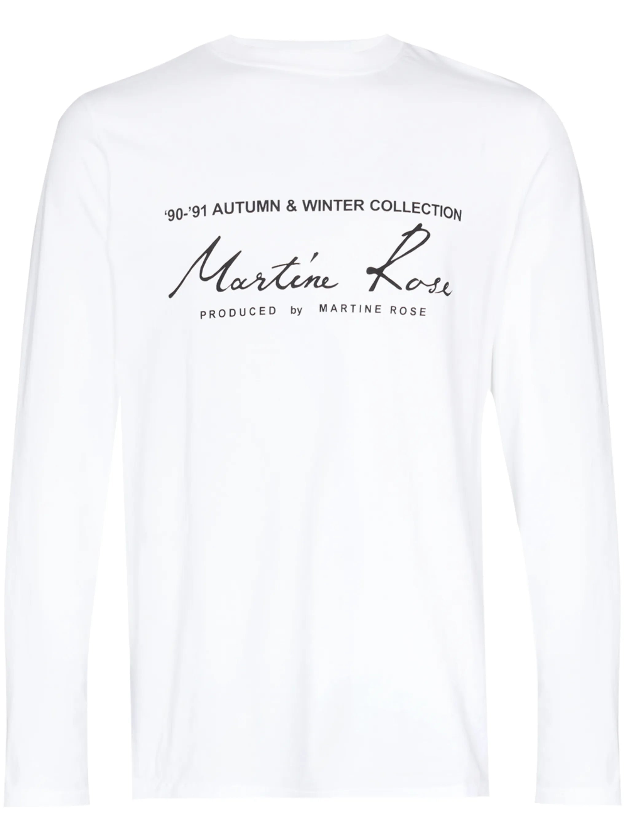 logo print long-sleeved T-shirt