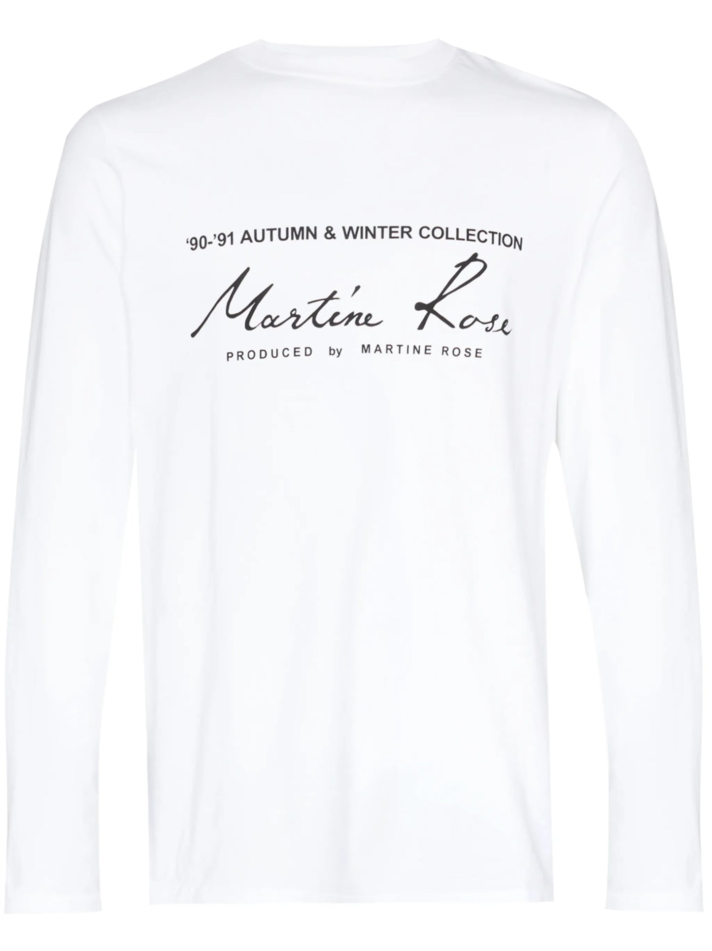 logo print long-sleeved T-shirt