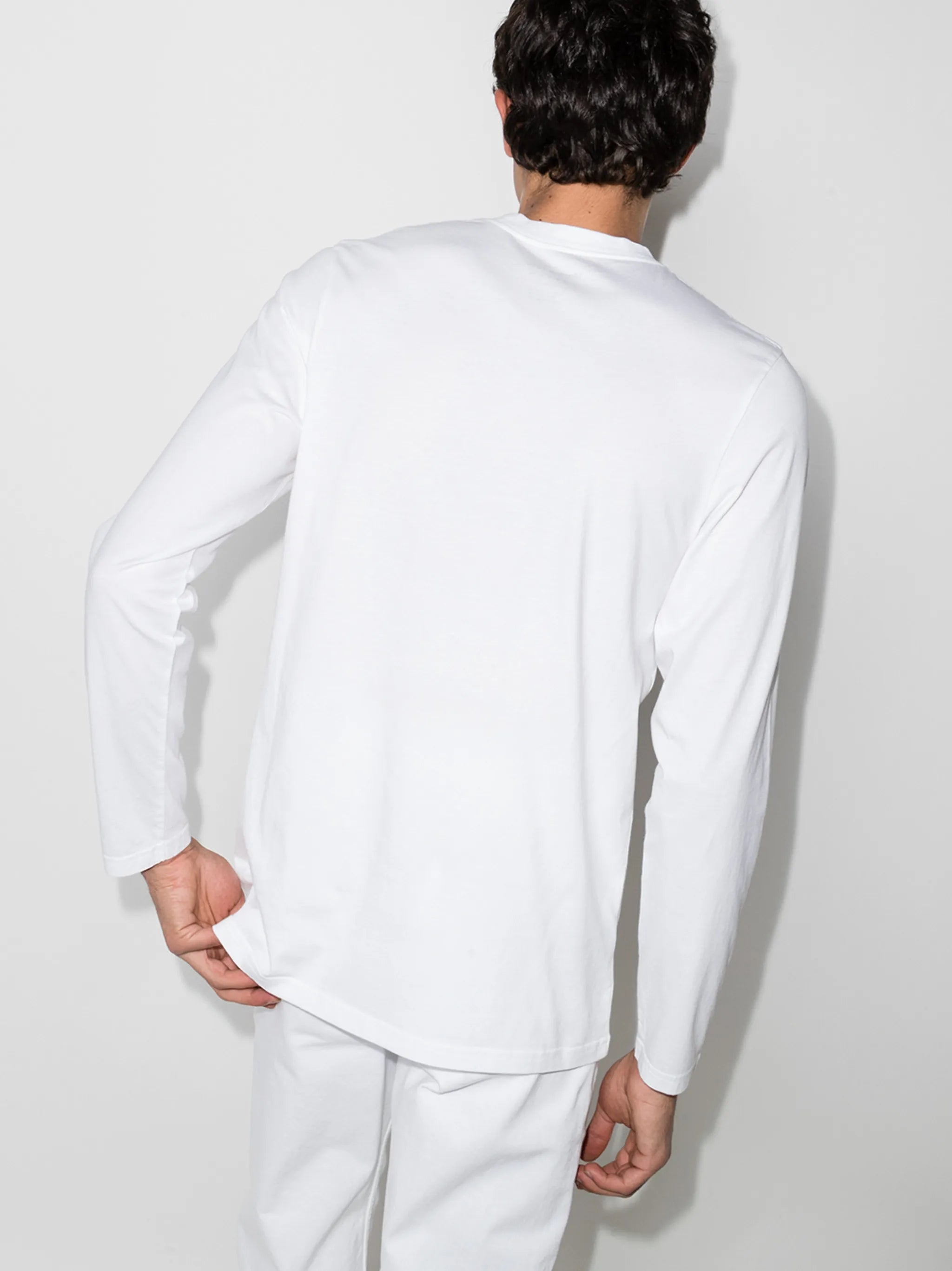 logo print long-sleeved T-shirt