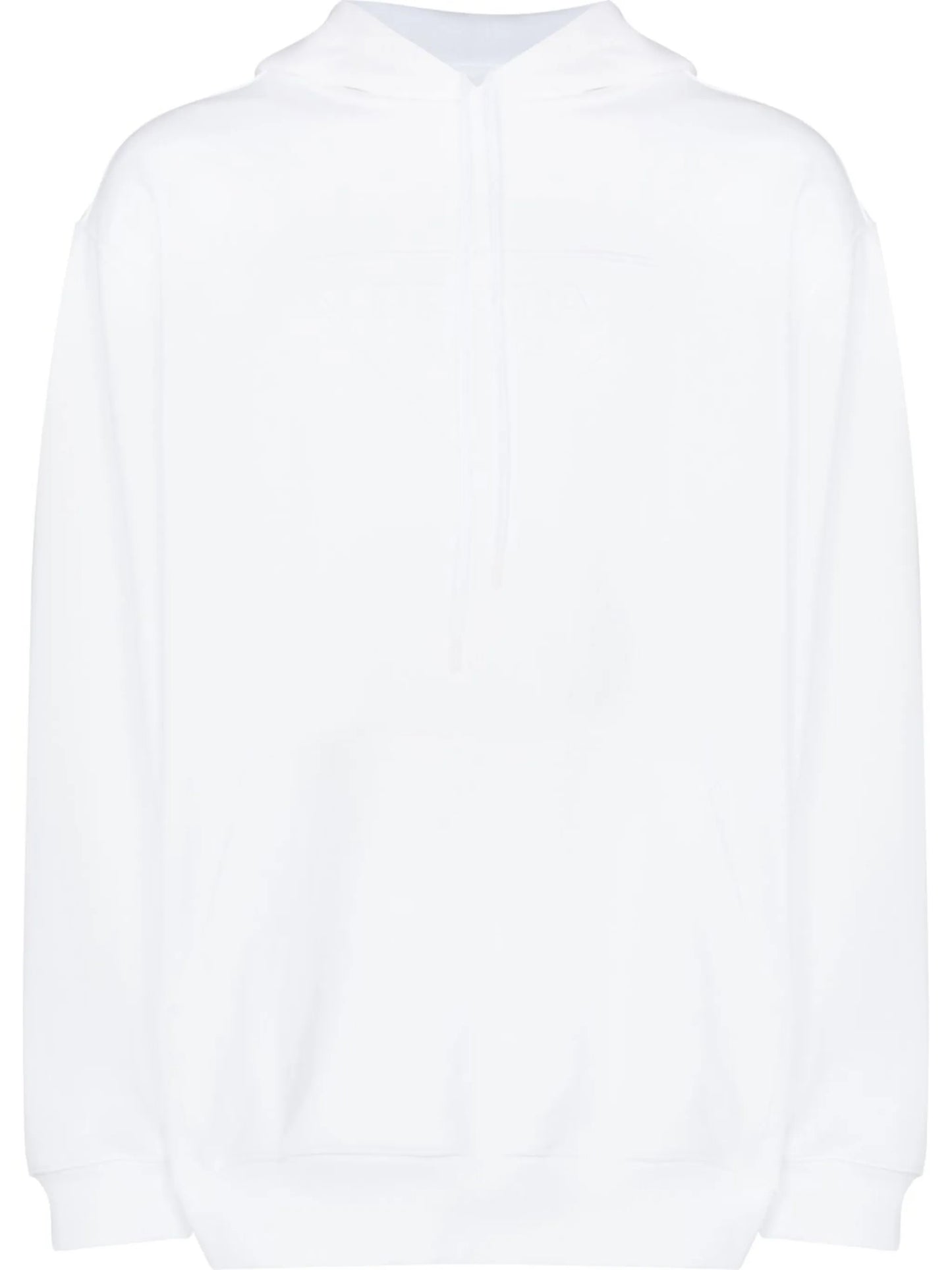 embossed logo relaxed-fit hoodie