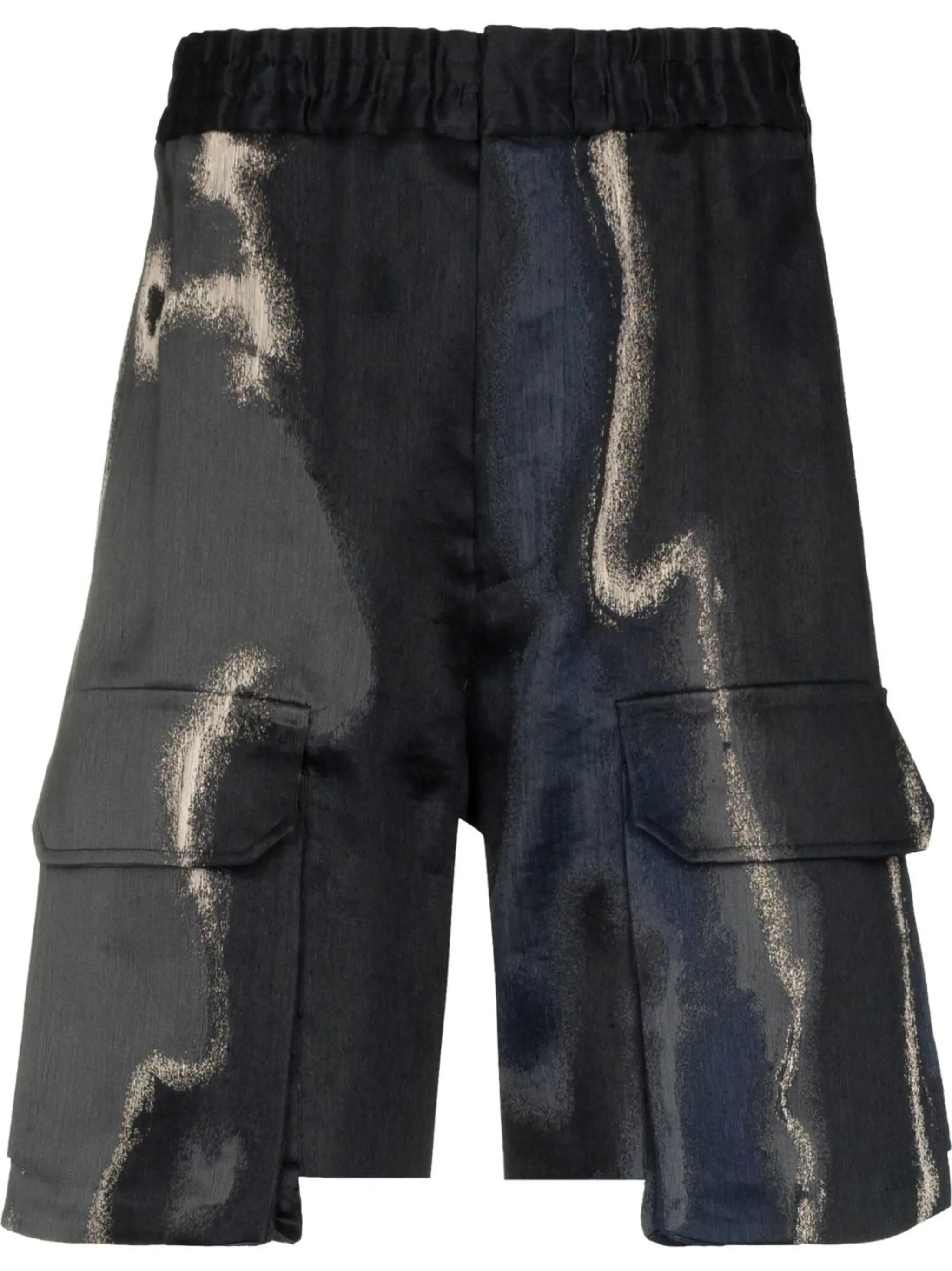 Fendi Earth-motif cargo shorts