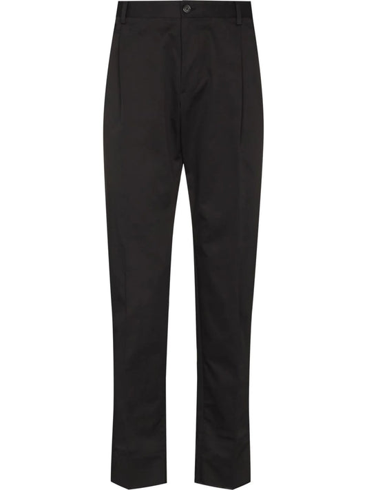 cropped tapered trousers