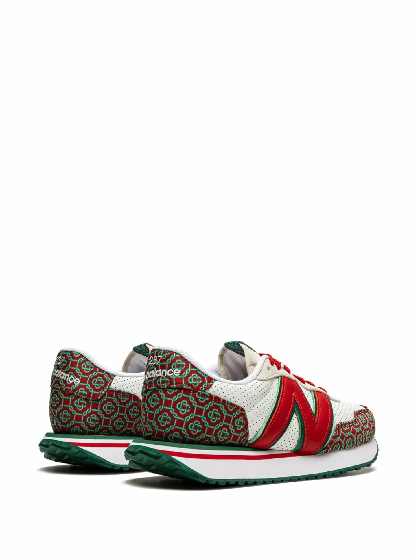 x Casablanca 237 "Red Monogram" low-top sneakers
