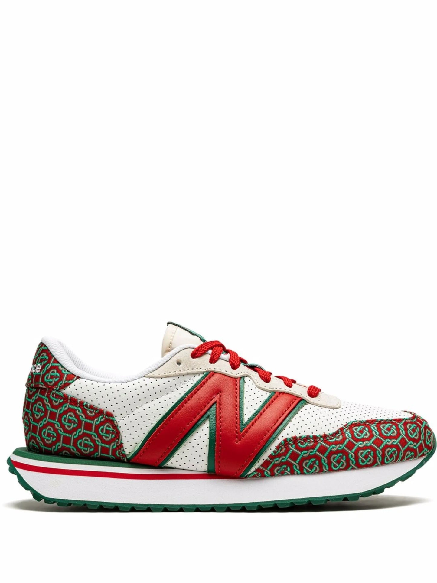 x Casablanca 237 "Red Monogram" low-top sneakers