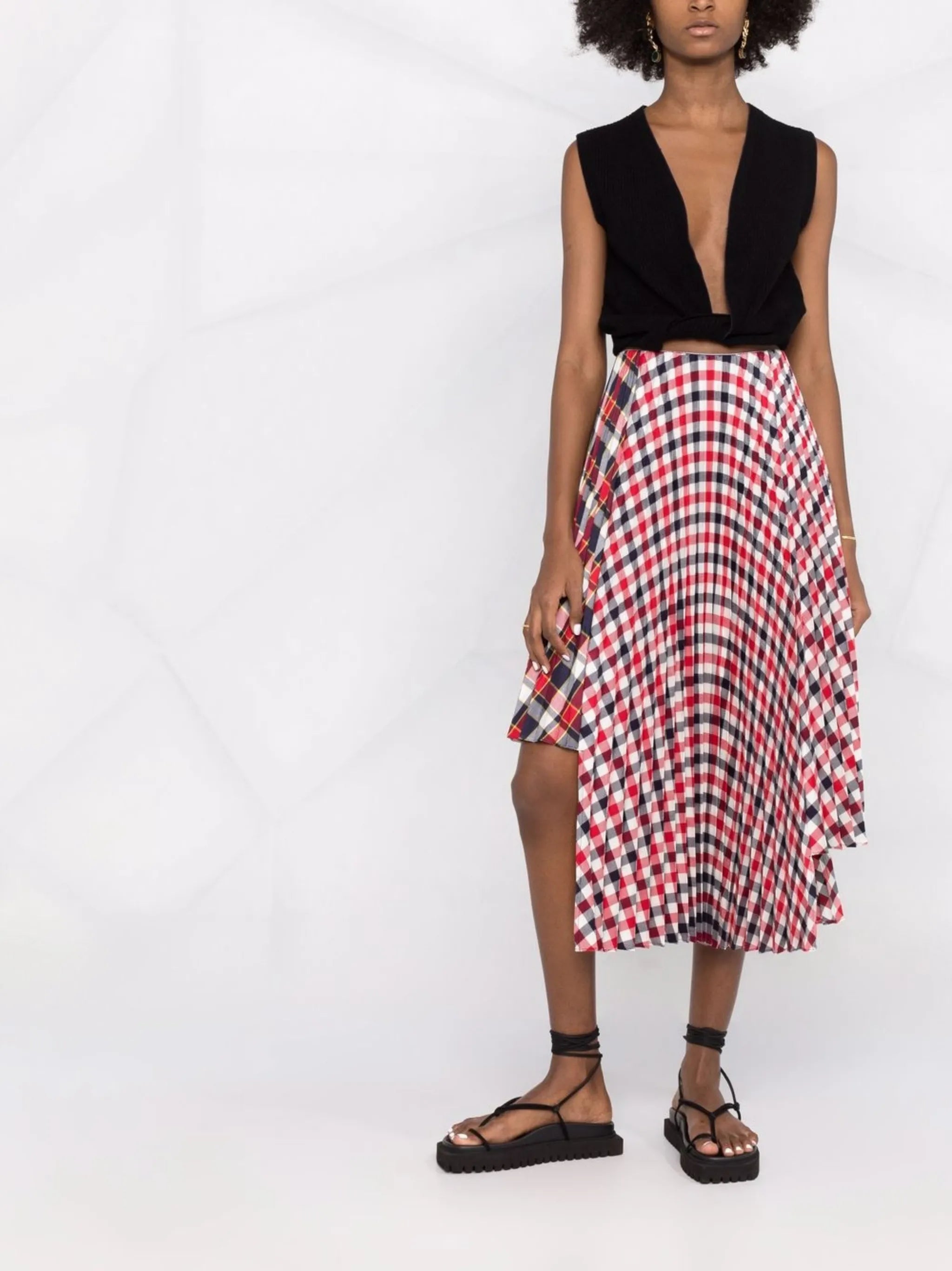Le Haut Noue twist-front top