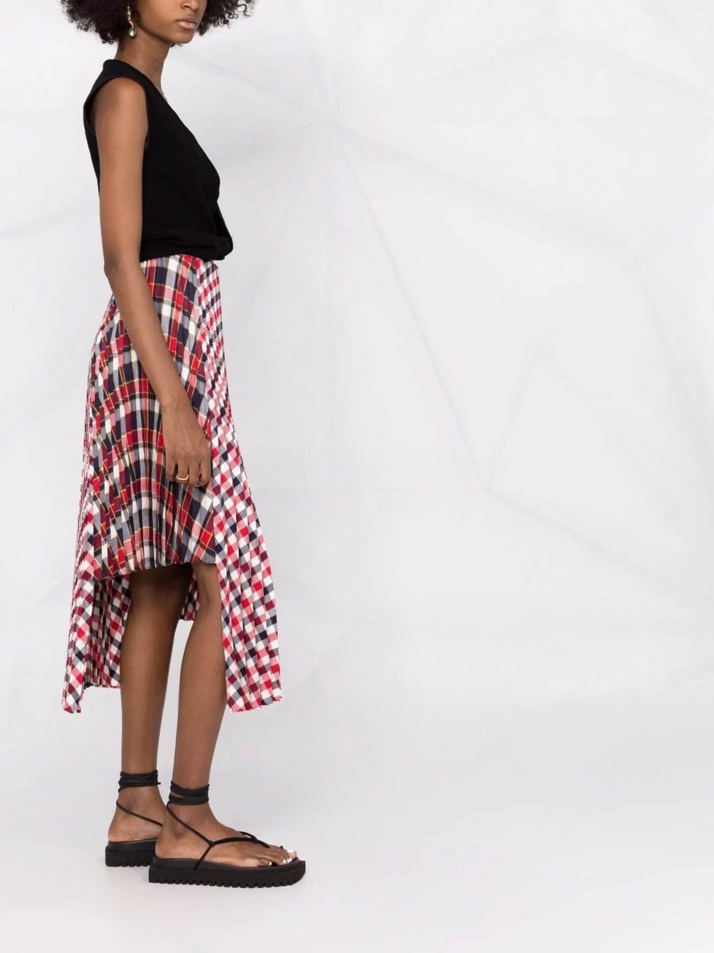 Le Haut Noue twist-front top