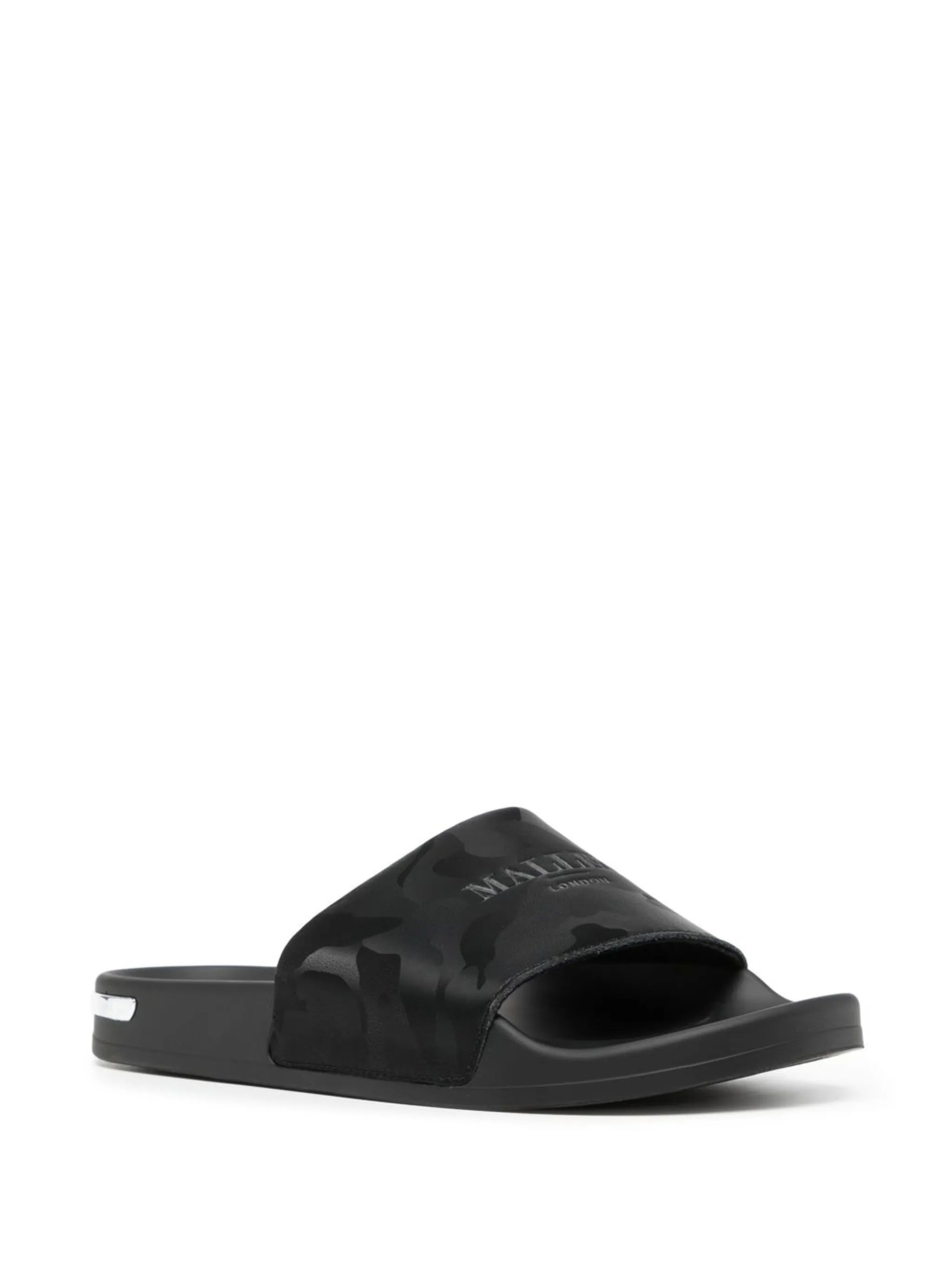 embossed-logo pool slides