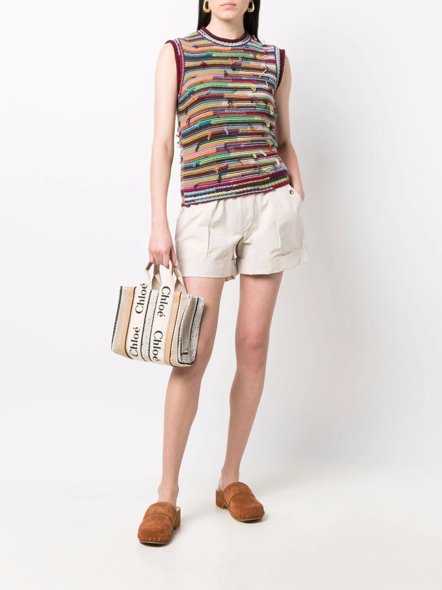 cashmere-wool knit top