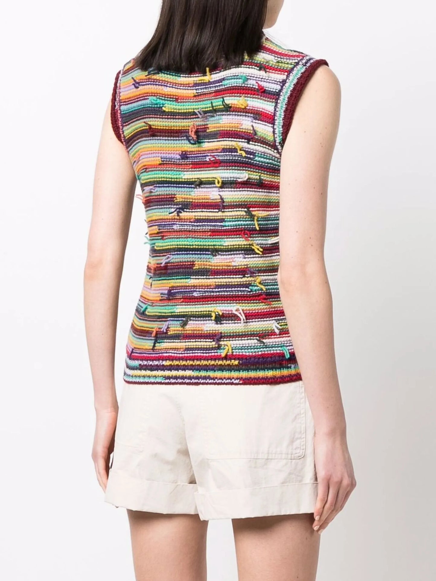 cashmere-wool knit top