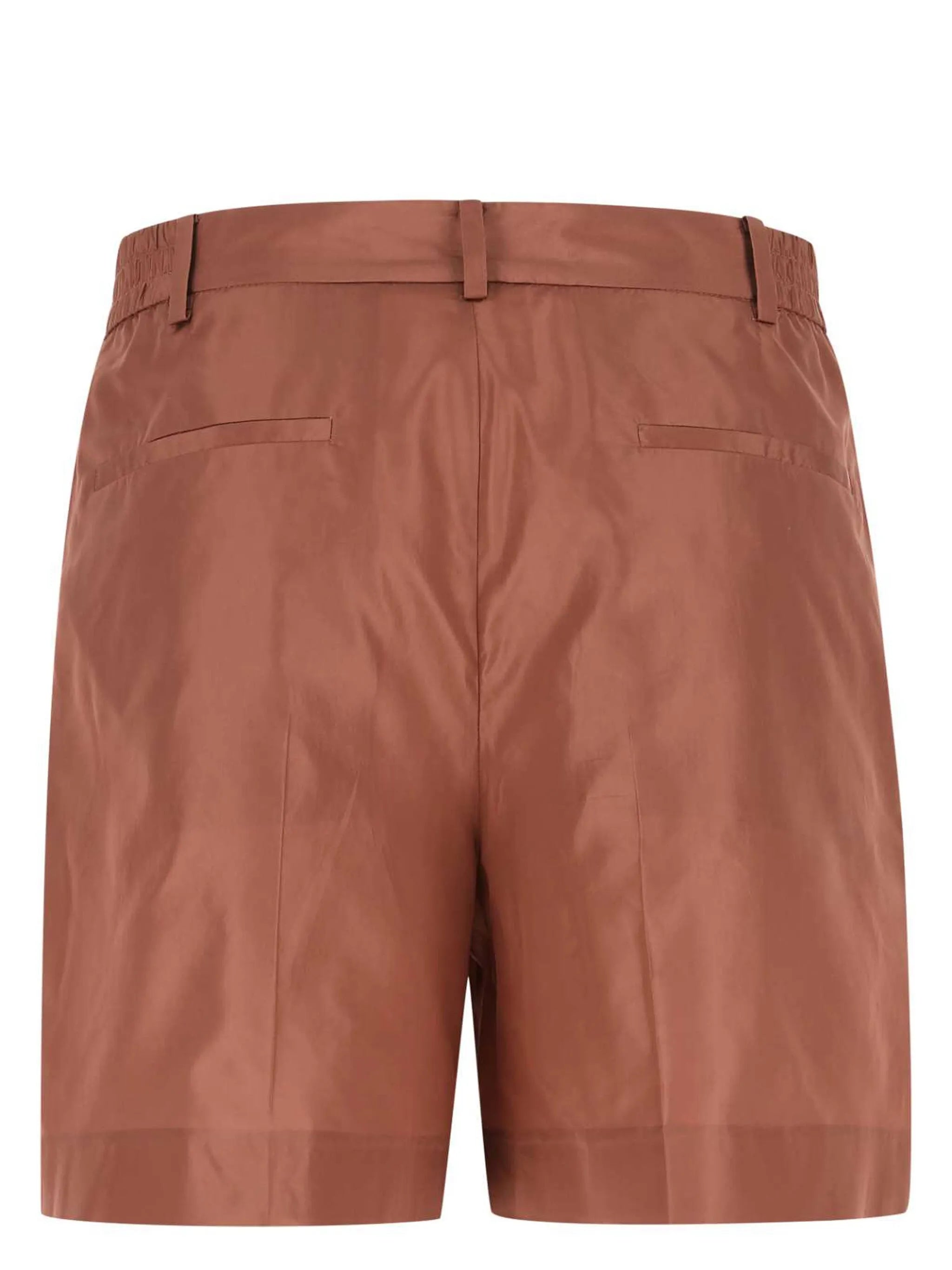 pressed-crease tailored shorts