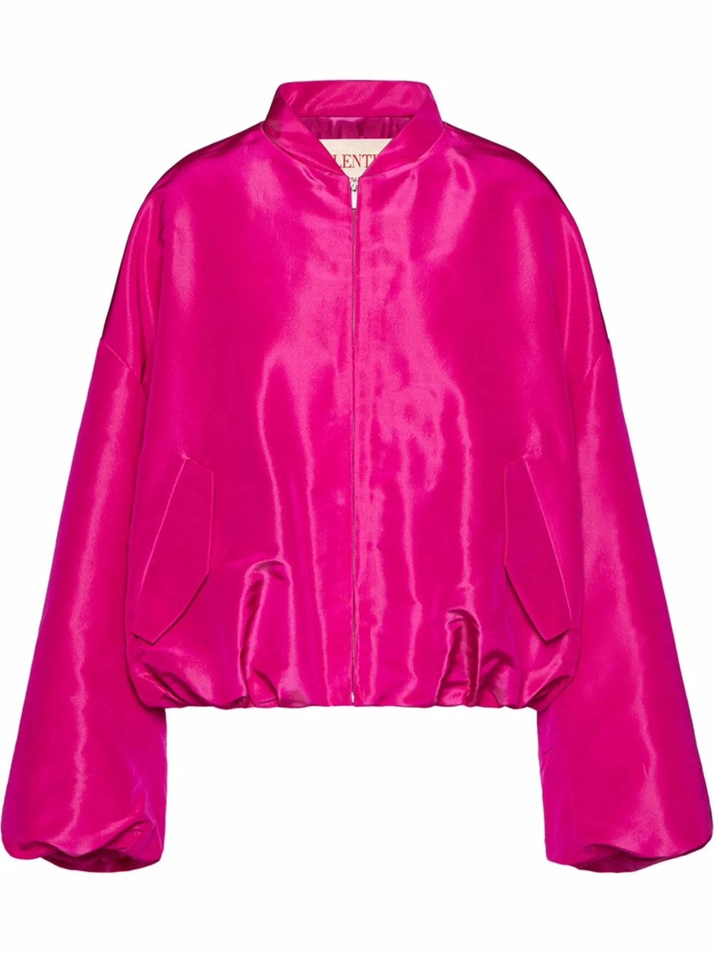 zip-fastening long-sleeve jacket