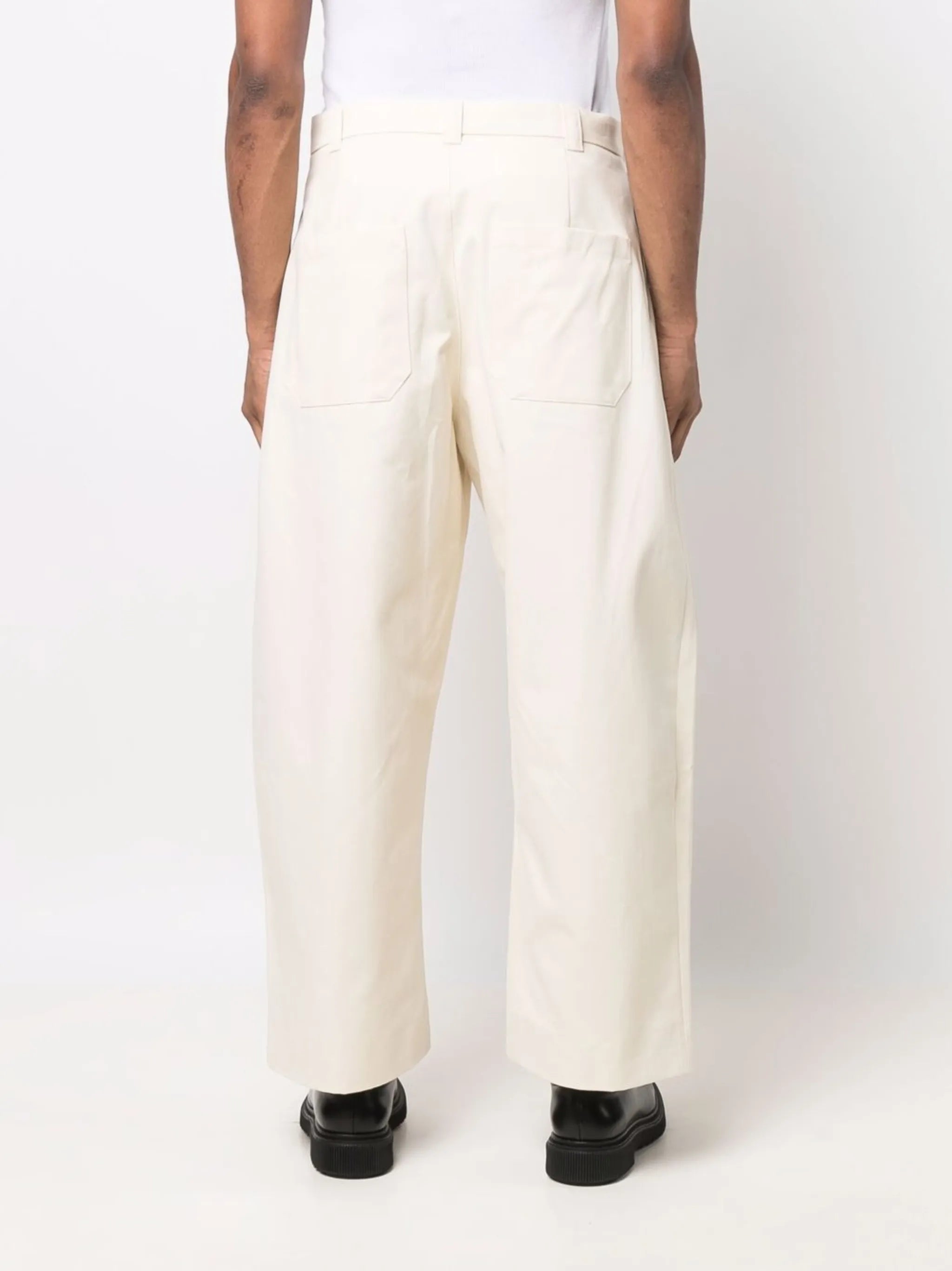 Sorte wide-leg pleated trousers