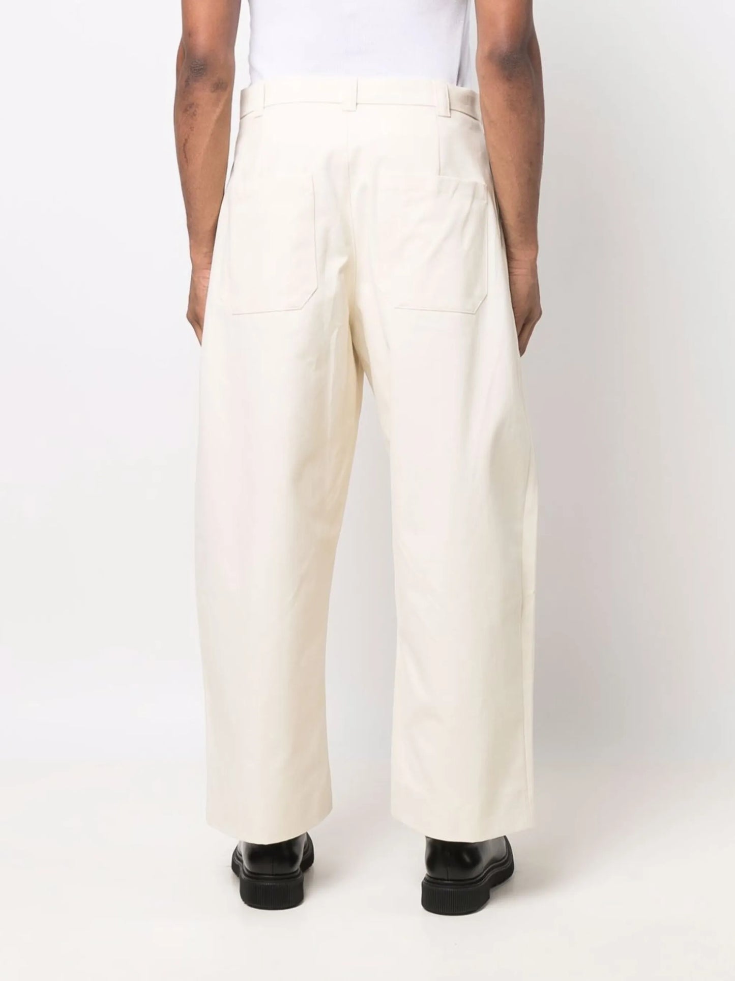 Sorte wide-leg pleated trousers