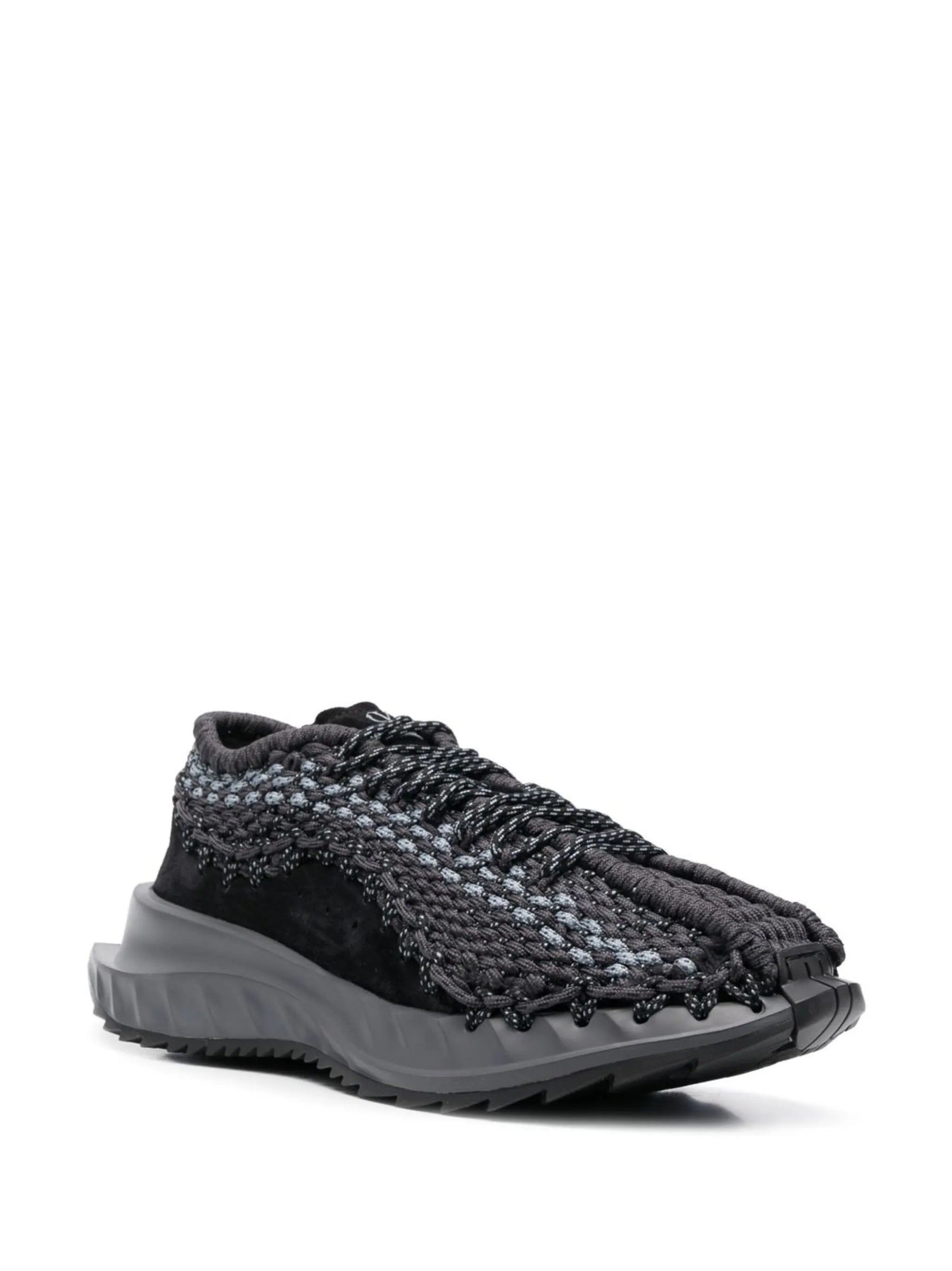 low-top crochet sneakers